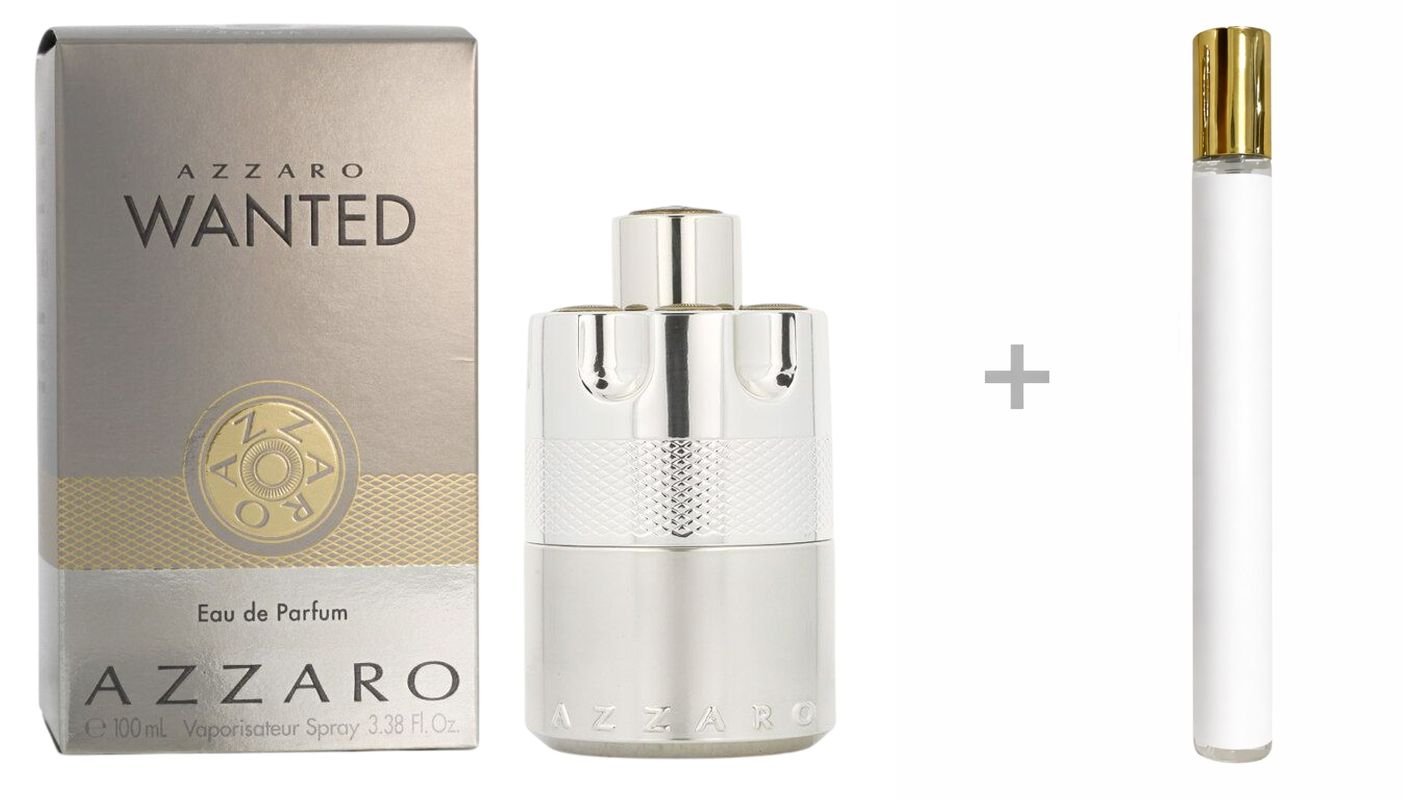 Azzaro Duft-Set Wanted Eau de Parfum (EDP) Herren Spray mit Reiseduft, Frisch-würziger Duft mit Wacholder, Salbei und Vetiver