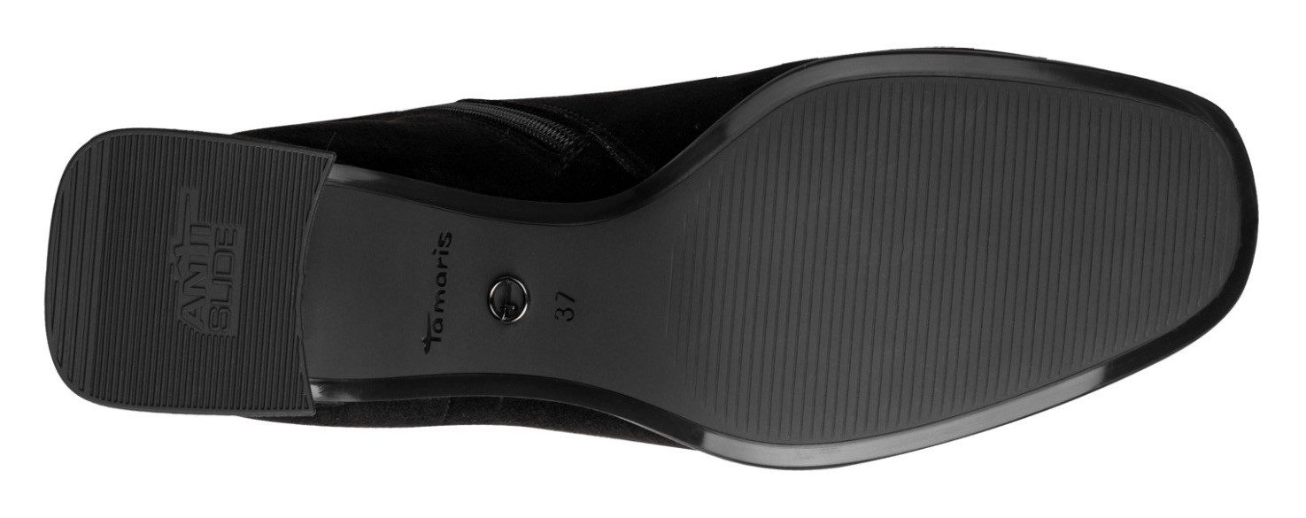 Tamaris Stiefelette, Blockabsatz, Partystiefelette in veganer Verarbeitung günstig online kaufen