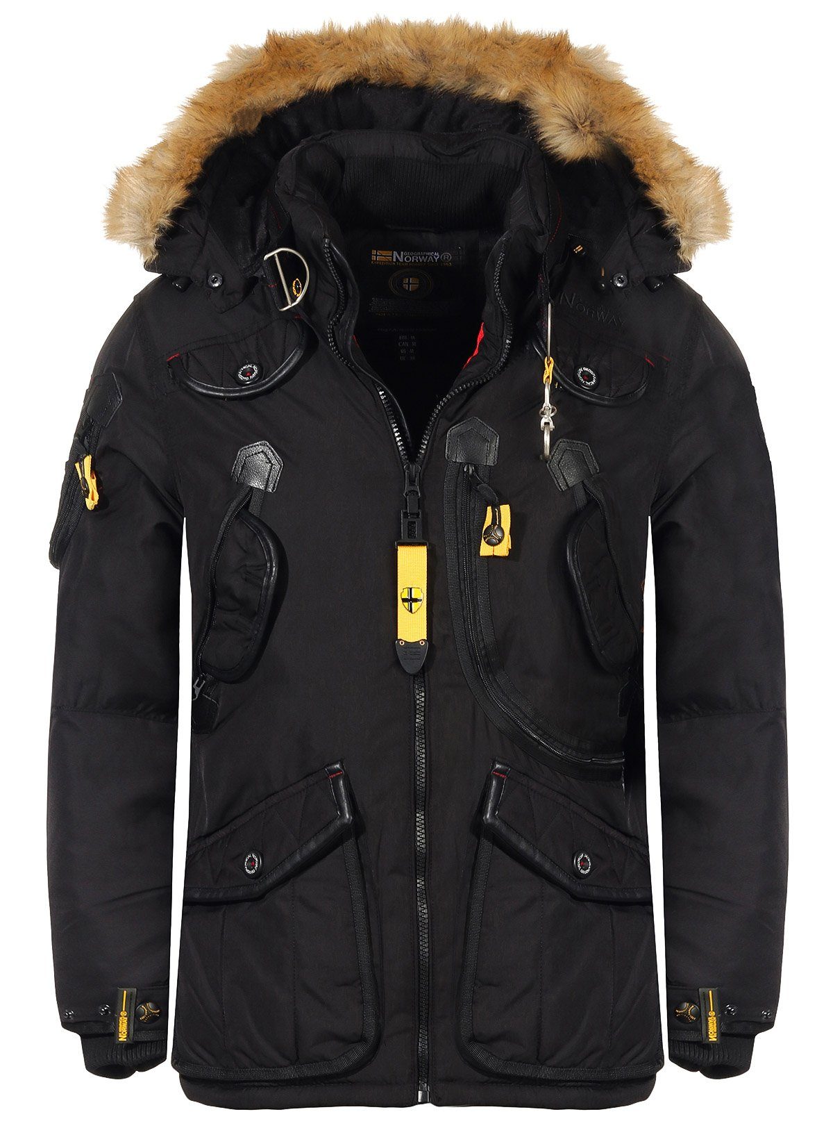 Winterjacke Herren Multifunktionsparka mit modischem Design