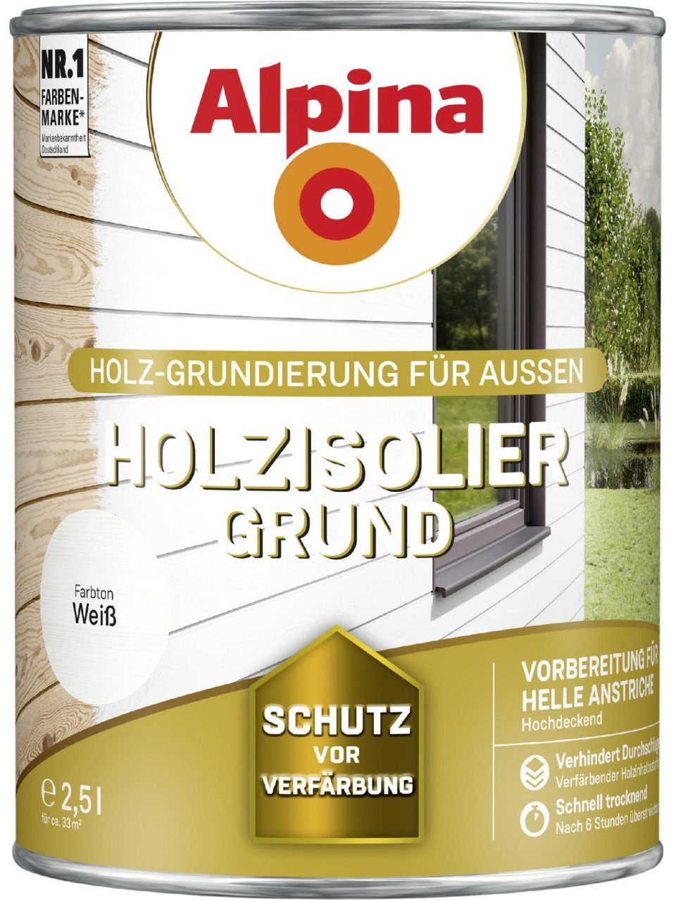 Alpina Holzgrundierung Alpina Holzisolier-Grund