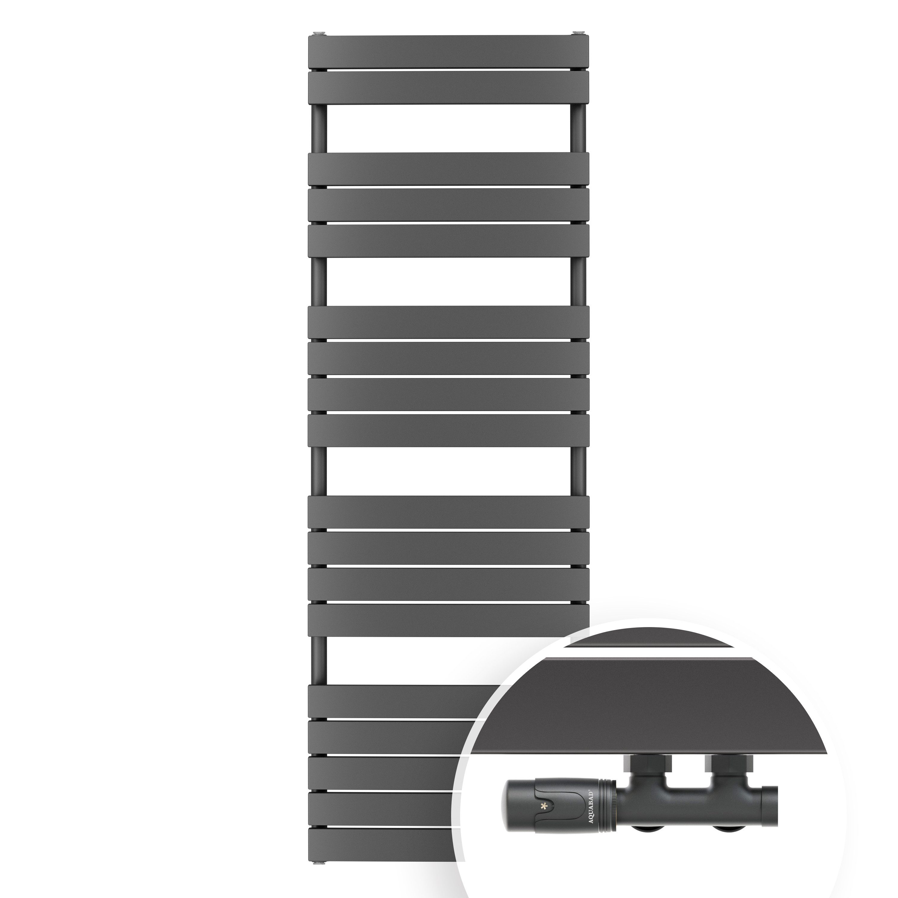 Aquabad® Badheizkörper AUREA Handtuch Heizkörper Mittelanschluss günstig online kaufen