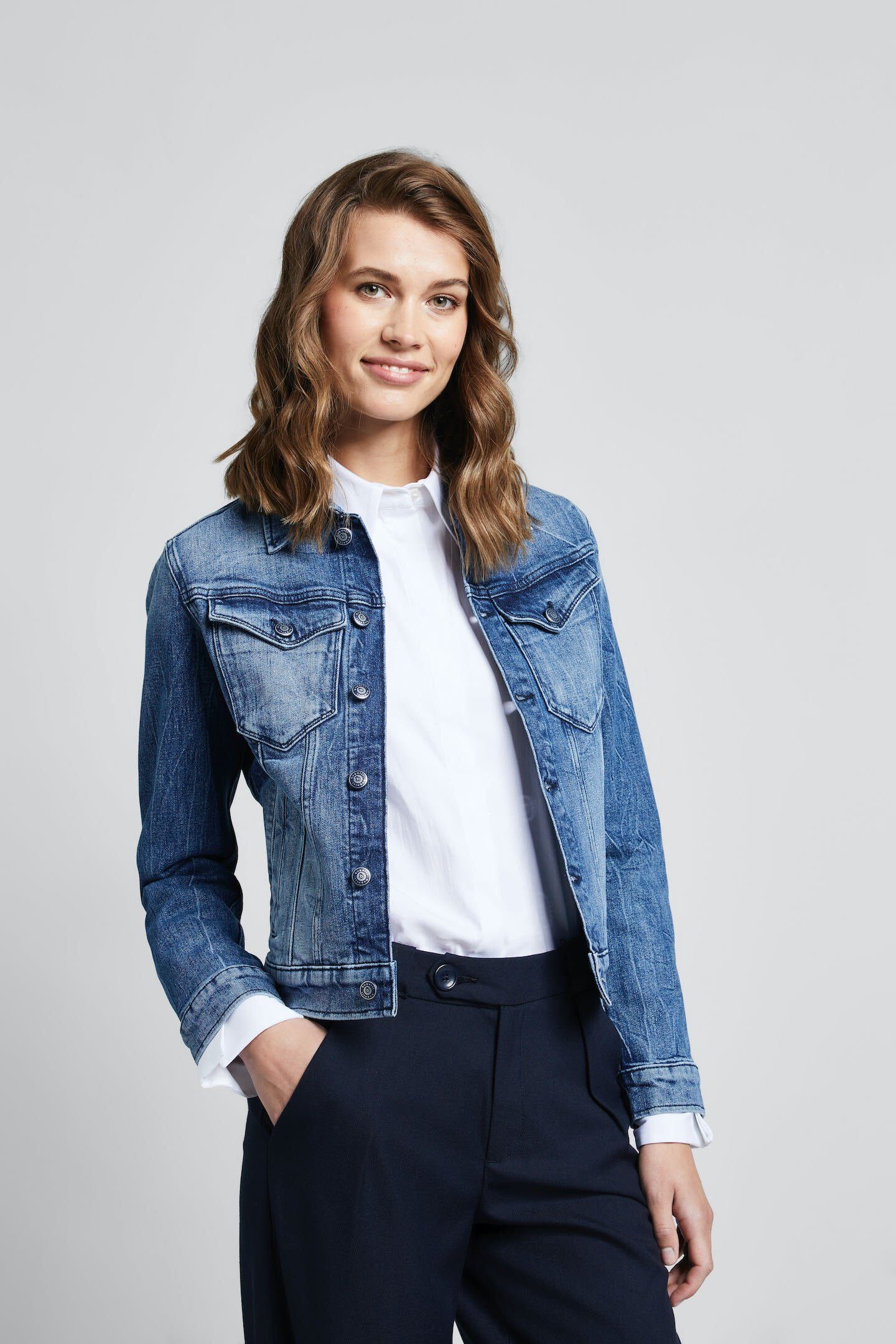 bugatti Jeansjacke in Used-Optik günstig online kaufen