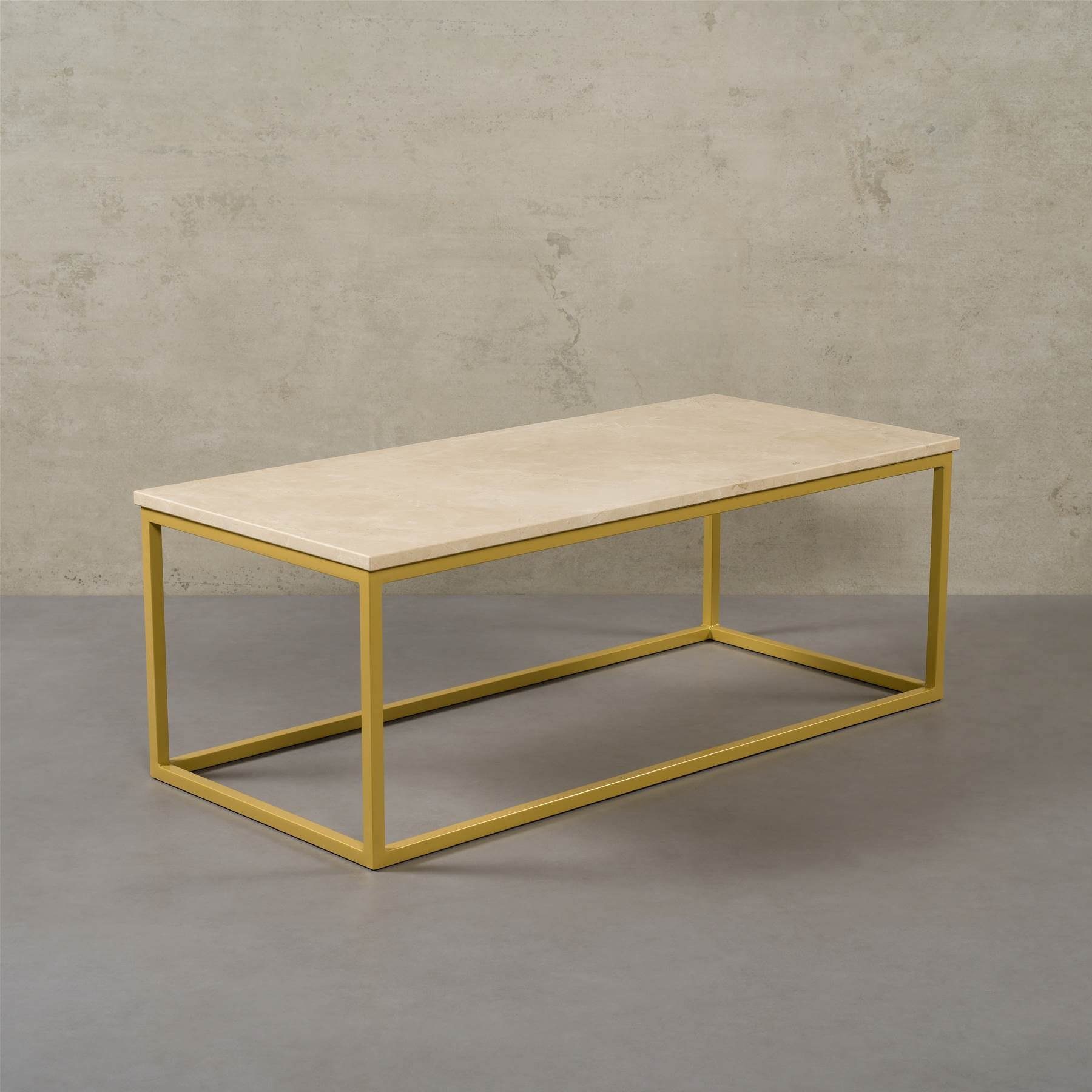 MAGNA Atelier Couchtisch Göteborg Marmor Couchtisch, Einzigartiges Design aus Naturstein