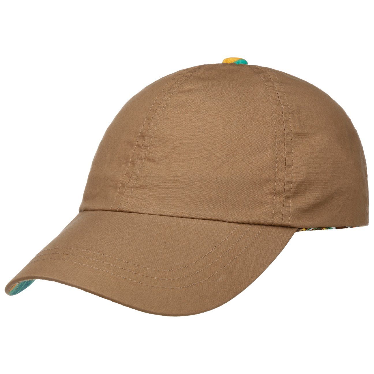 Lipodo Baseball Cap (1-St) Basecap mit Schirm braun