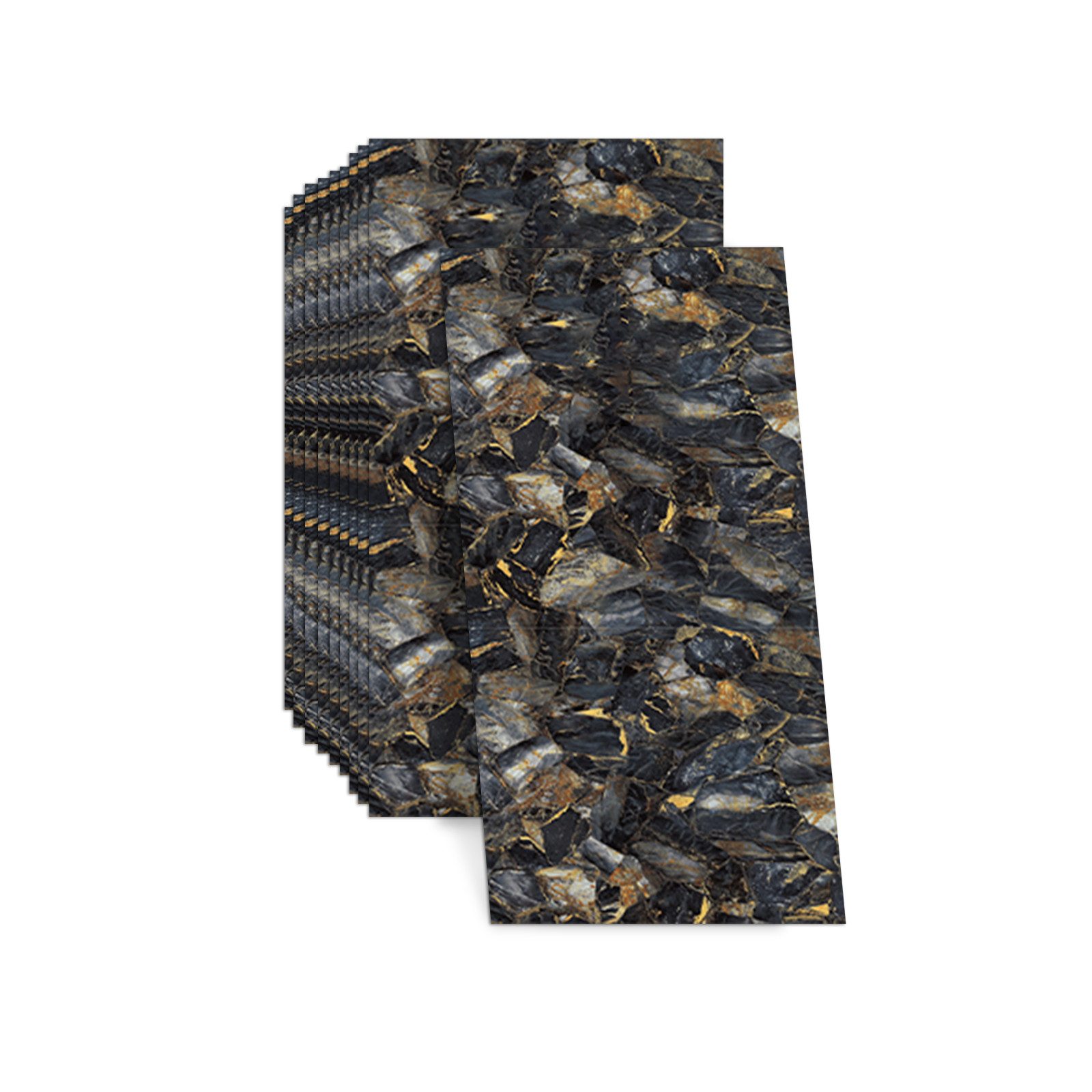 TWSOUL Wandsticker mitation Fliesen Wandaufkleber,30*60cm,10pcs, Wasserdicht und schmutzabweisend