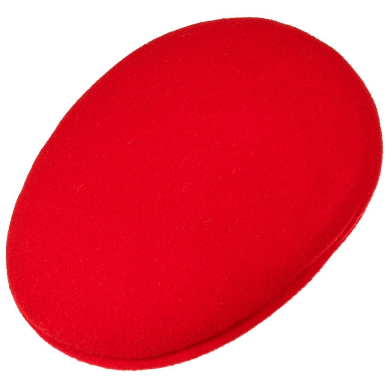 (1-St) Flat mit Schiebermütze rot Cap Schirm Kangol
