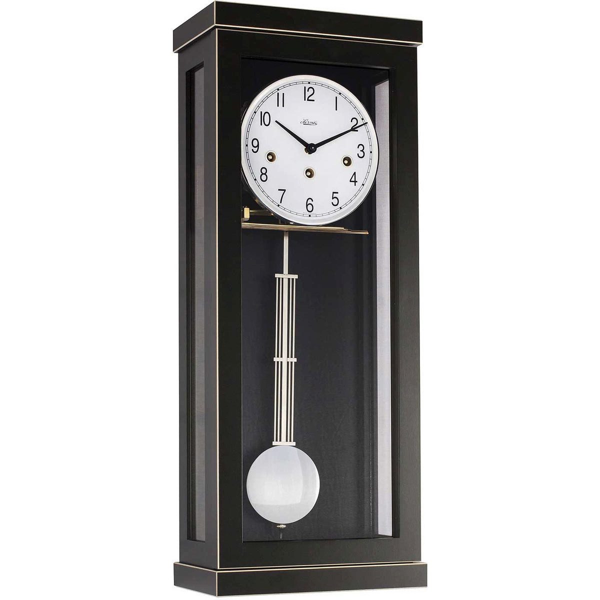 Hermle Wanduhr Pendeluhr Schwarz 4/4 Westminster - Hermle Modell: 70989-740341