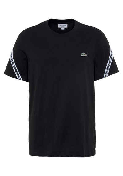 Lacoste T-Shirt mit bedruckten Streifen