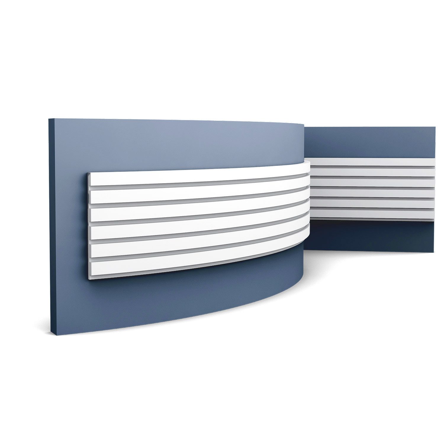 Orac Decor Flexprofil W111F MODERN BAR flexibles 3D Wandpaneel Zierelement 2 m (Profilleiste, 1-St., 3D Wandpaneel, flexibles Wandpaneel, Zierelement, 2 m), Profilleiste