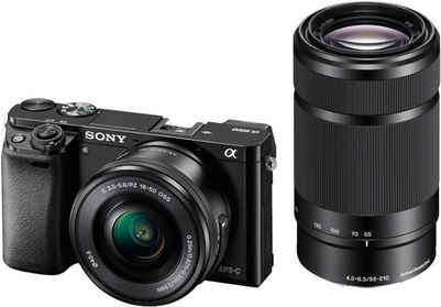 Sony »Alpha ILCE-6000Y Set« Systemkamera (Sony 16-50, Sony 55-210, 24,3 MP, WLAN (Wi-Fi), Gesichtserkennung, HDR-Aufnahme)