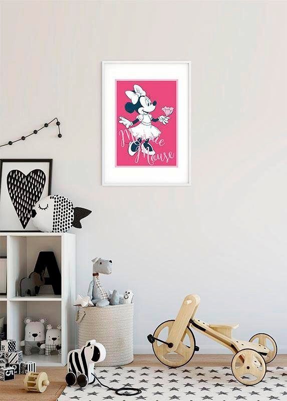 Kinderzimmer, Komar Disney Wohnzimmer Girlie, Schlafzimmer, (1 Poster St), Mouse Minnie