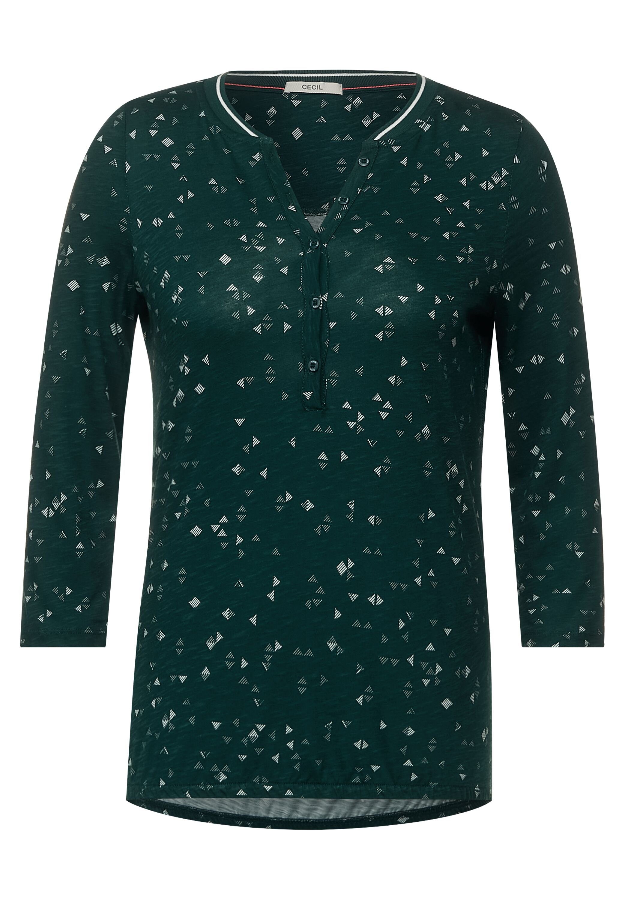 pine mit ponderosa 3/4-Arm-Shirt green Flammgarn Cecil