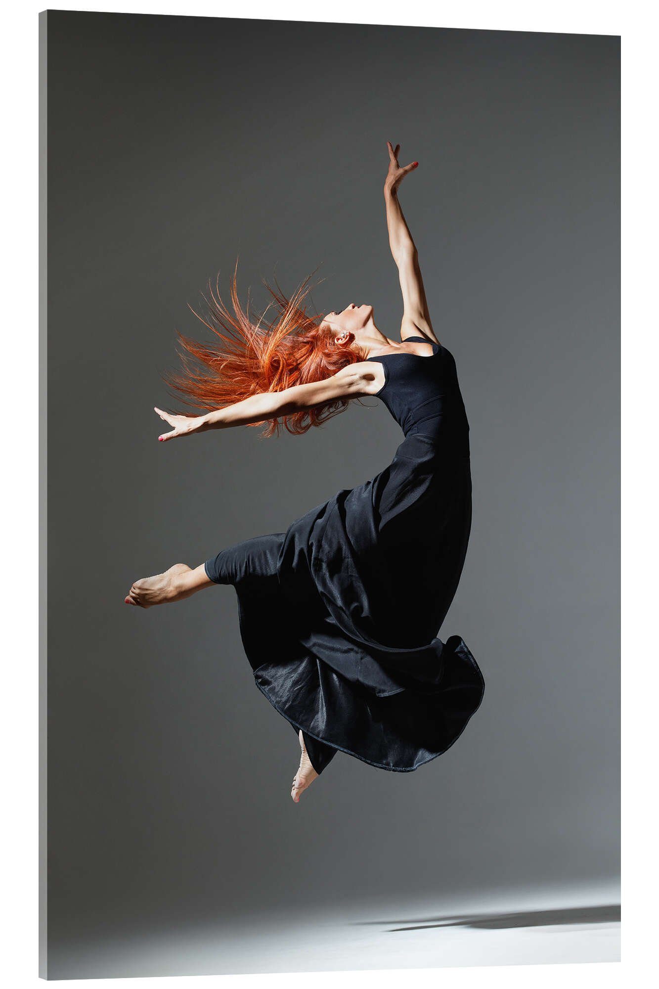 Posterlounge Acrylglasbild Editors Choice, Tänzerin mit roten Haaren, Wohnzimmer Modern Fotografie