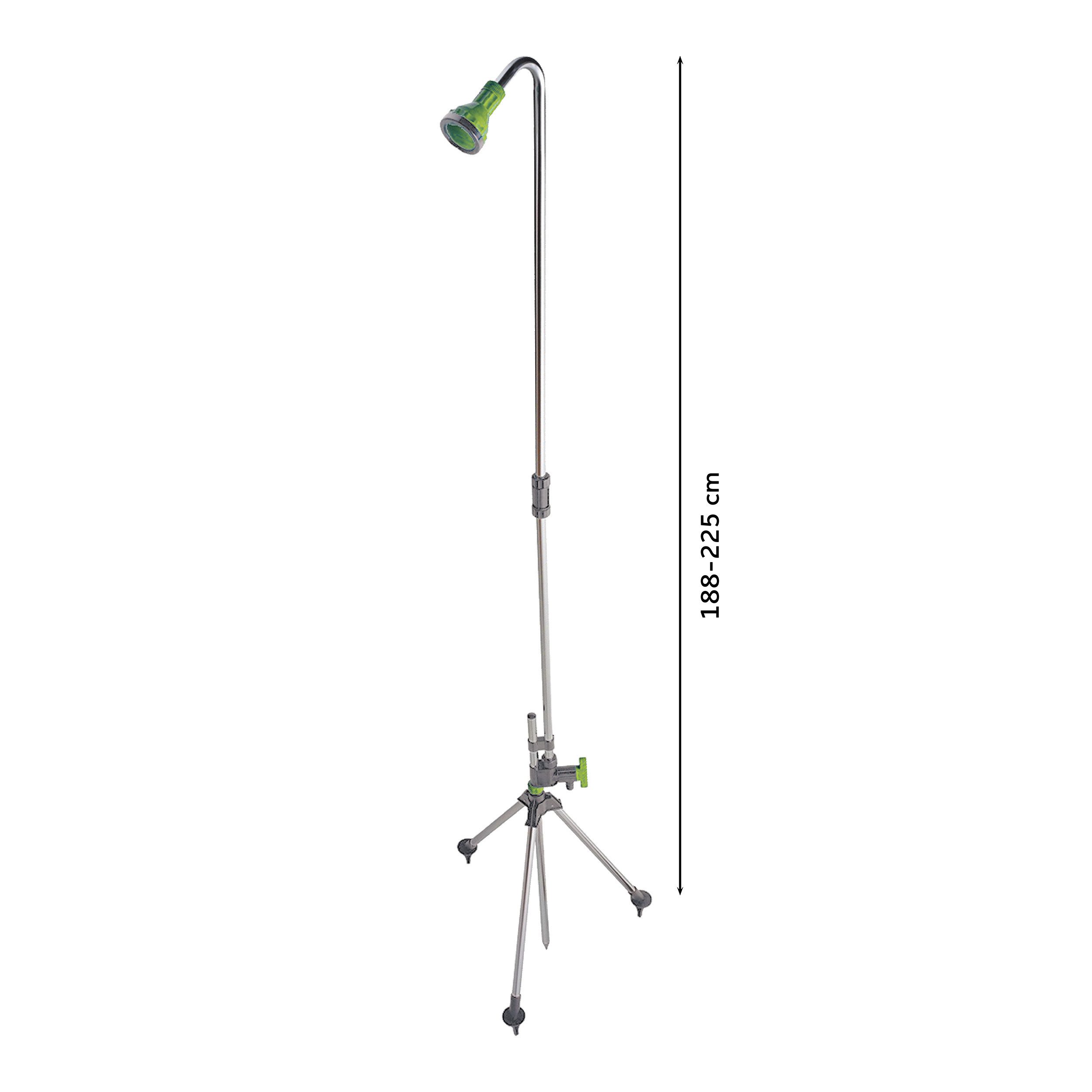 TOPCENT Solardusche Gartendusche, höhenverstellbar (188-225 cm),mit günstig online kaufen