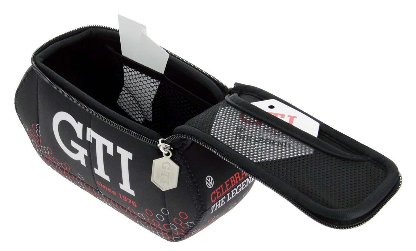 Thumbnail - VW Collection by BRISA Federmäppchen Volkswagen Universaltasche im Golf GTI Design, Kosmetiktasche aus Neopren, 22,5 x 9...
