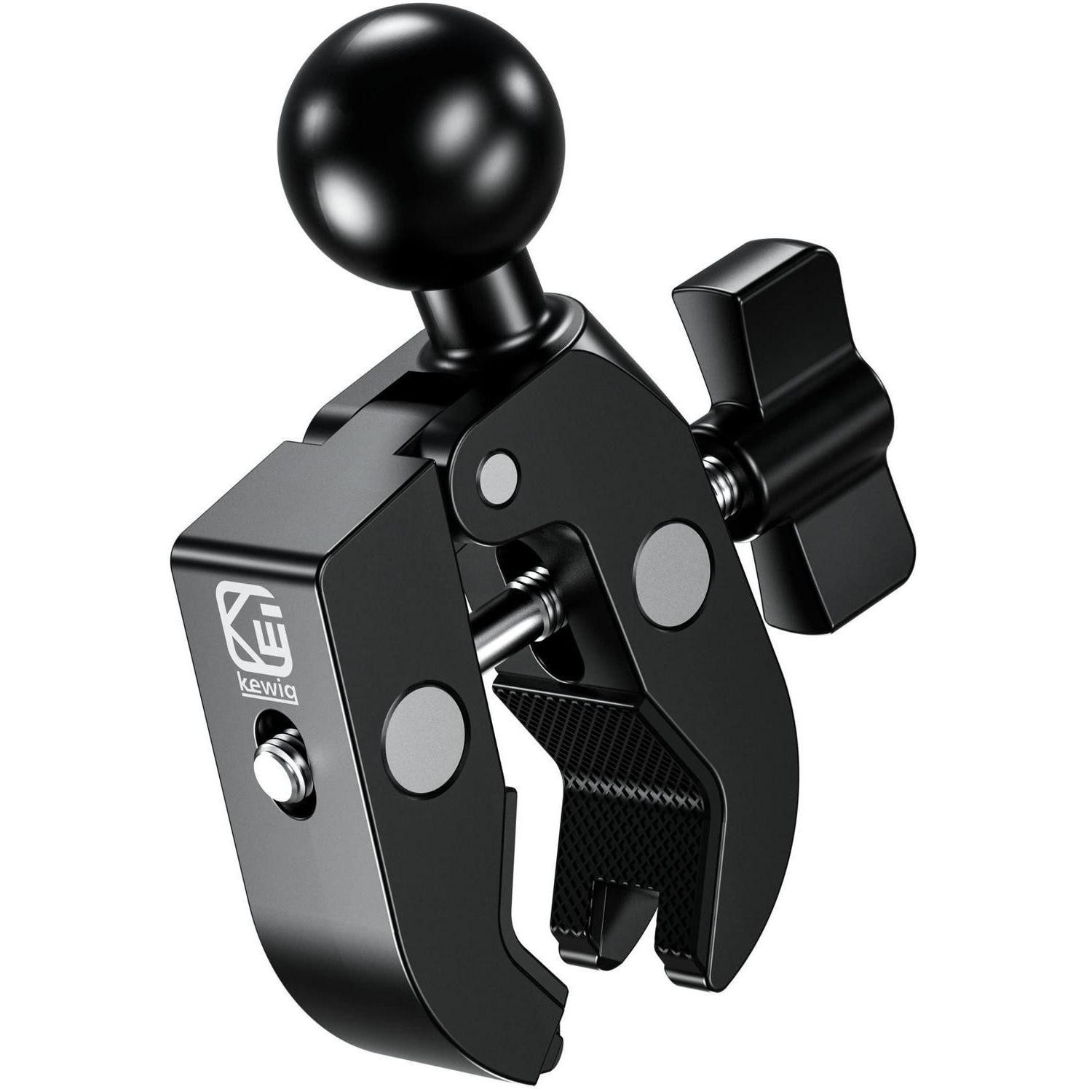 LuxusKollektion Lenkeradapter Lenkerklemme Alu mit 1 Zoll TPU Kugel für Schienen 1,3-5,1 cm