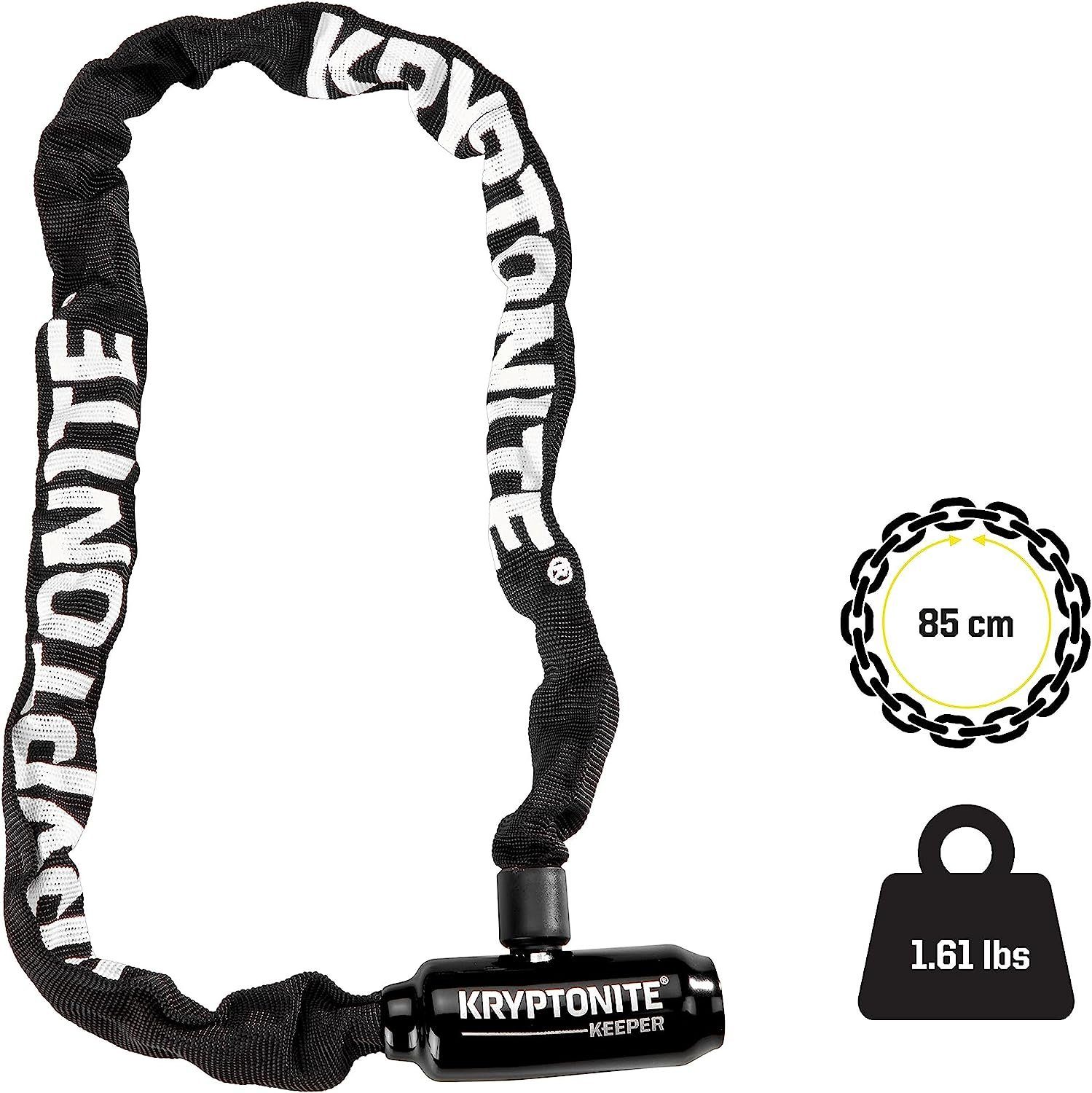 Kryptonite Fahrrad-Montageständer Kryptonite Keeper 585 Integrated Fahrrad MTB Ebike Ketten Schloss KL4