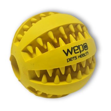WEPO Kauball Hundespielzeug - Wurfball Hund - Verbessert Zahnfleisch & Zähne, (Set 3-tlg), Ø 7cm