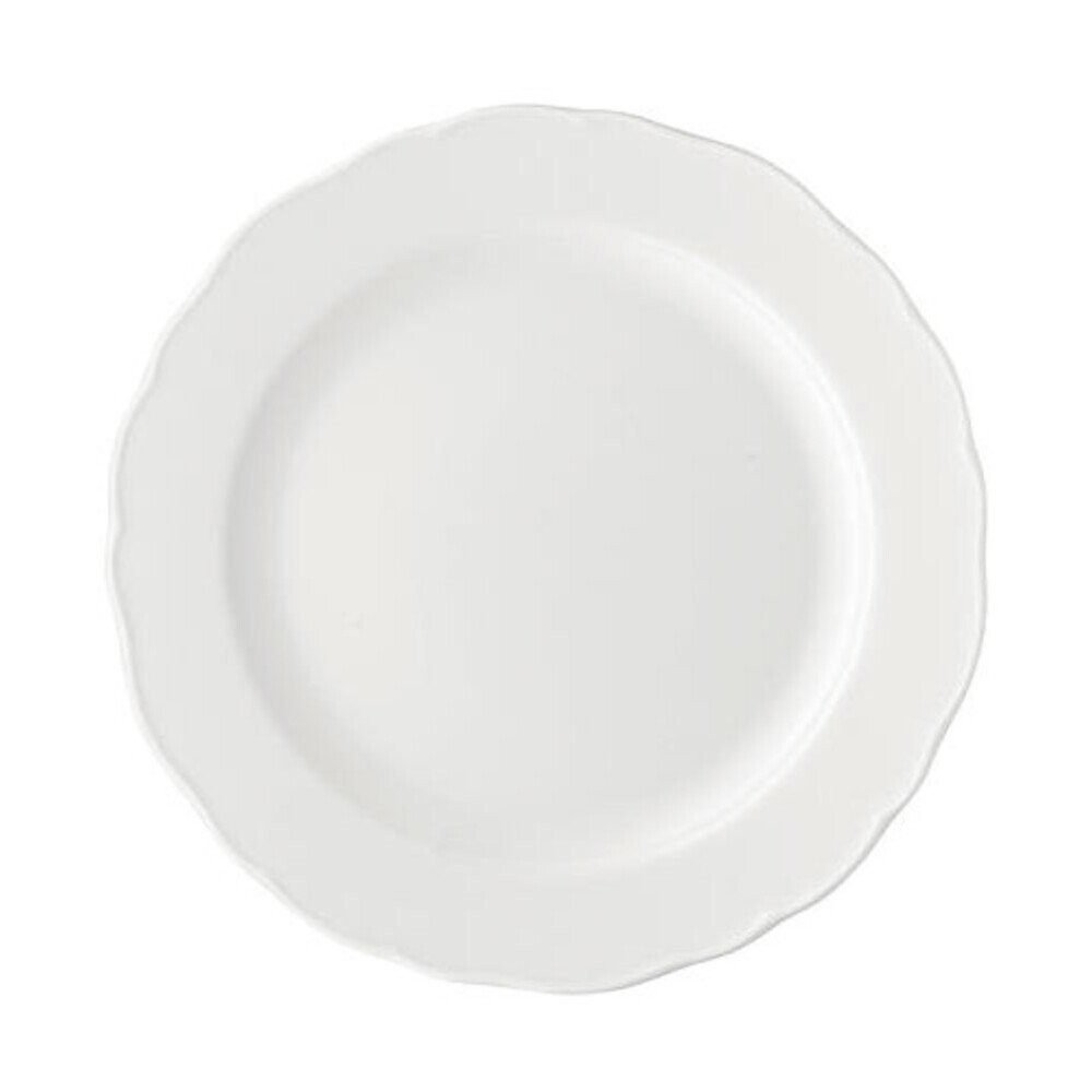 Hutschenreuther Speiseteller Speiseteller 25cm Fahne Maria Theresia Weiss, (1 St), Speiseteller, Ø24,5cm, Porzellan