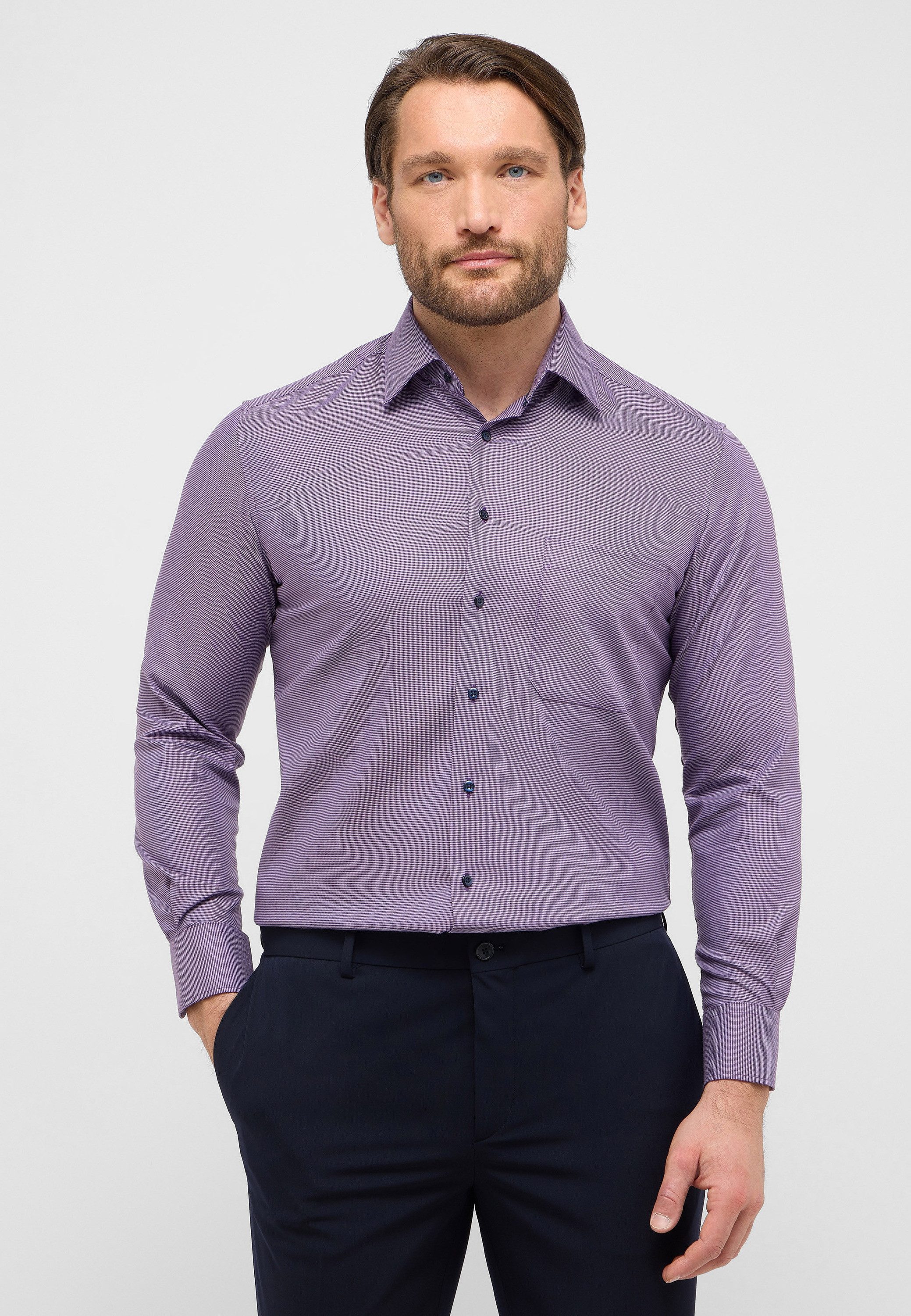 Eterna Langarmhemd COMFORT FIT NON IRON günstig online kaufen