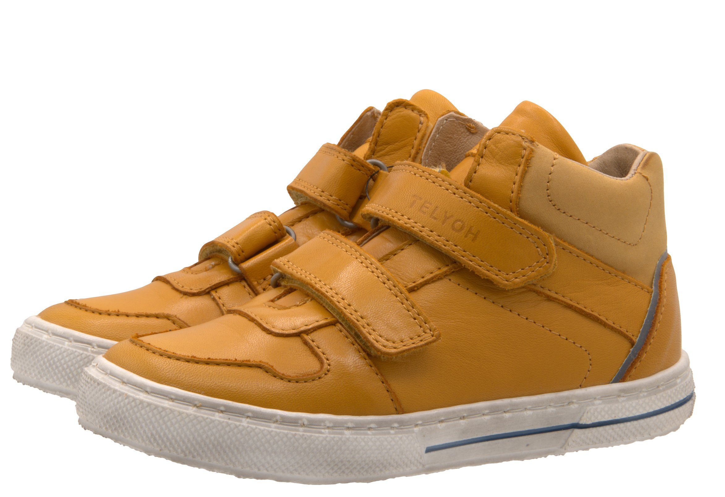 Telyoh Telyoh Sneaker Halbschuh Jungen Y00884 mit Klett Gelb Sneaker