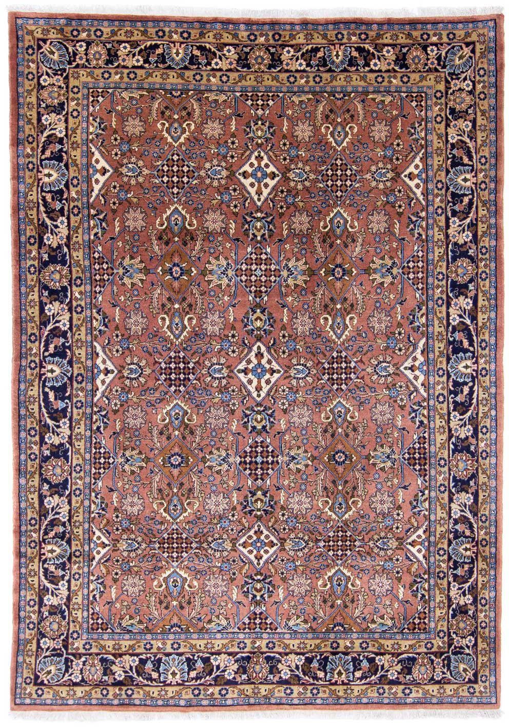 Wollteppich Mehraban Durchgemustert Ruggine 285 x 188 cm, morgenland, rechteckig, Höhe: 10 mm, Unikat mit Zertifikat | Kurzflor-Teppiche