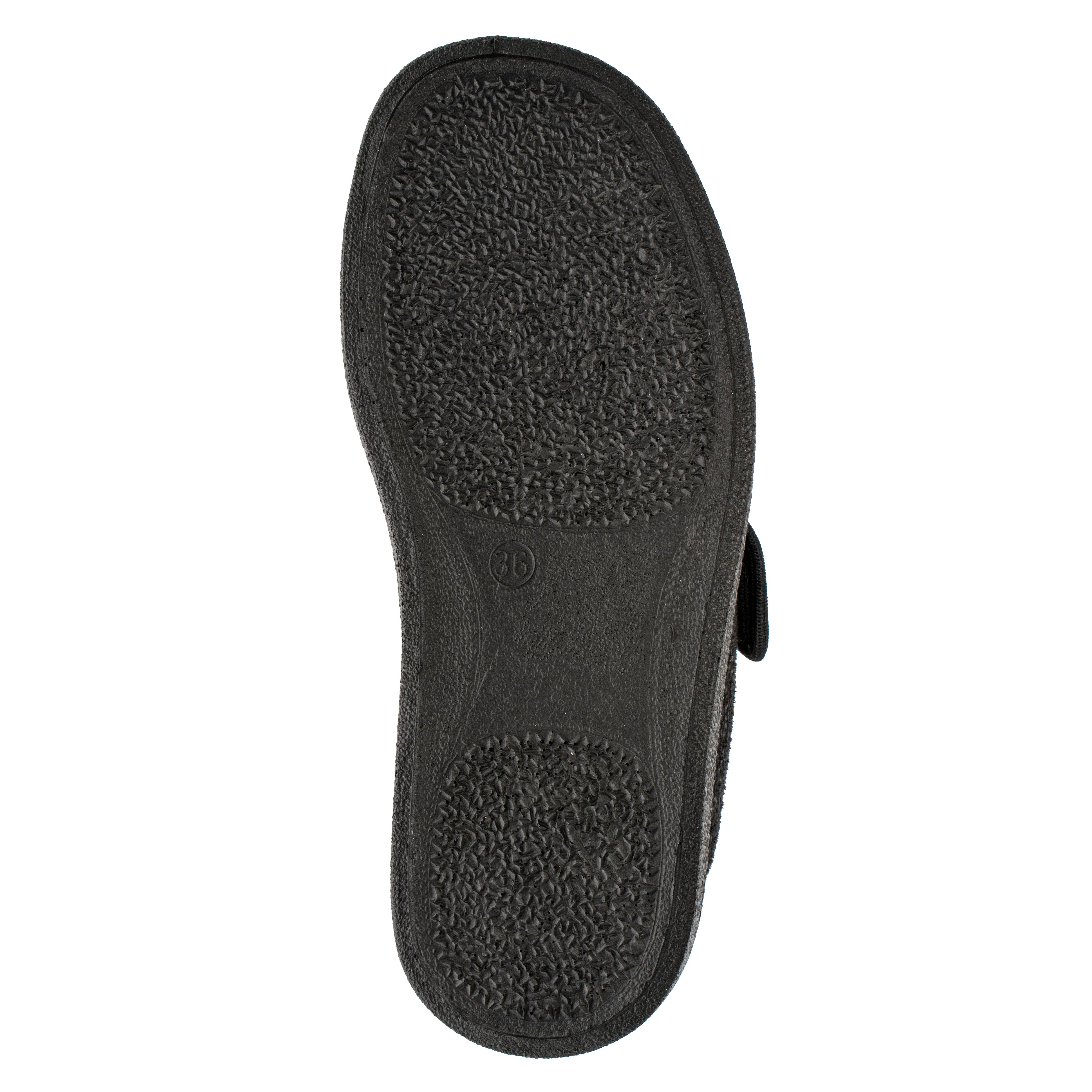 Fischer-Markenschuh Ortho Hausschuh Klettverschluss, Weite K, Einlegesohle herausnhembar, Reptilstretch