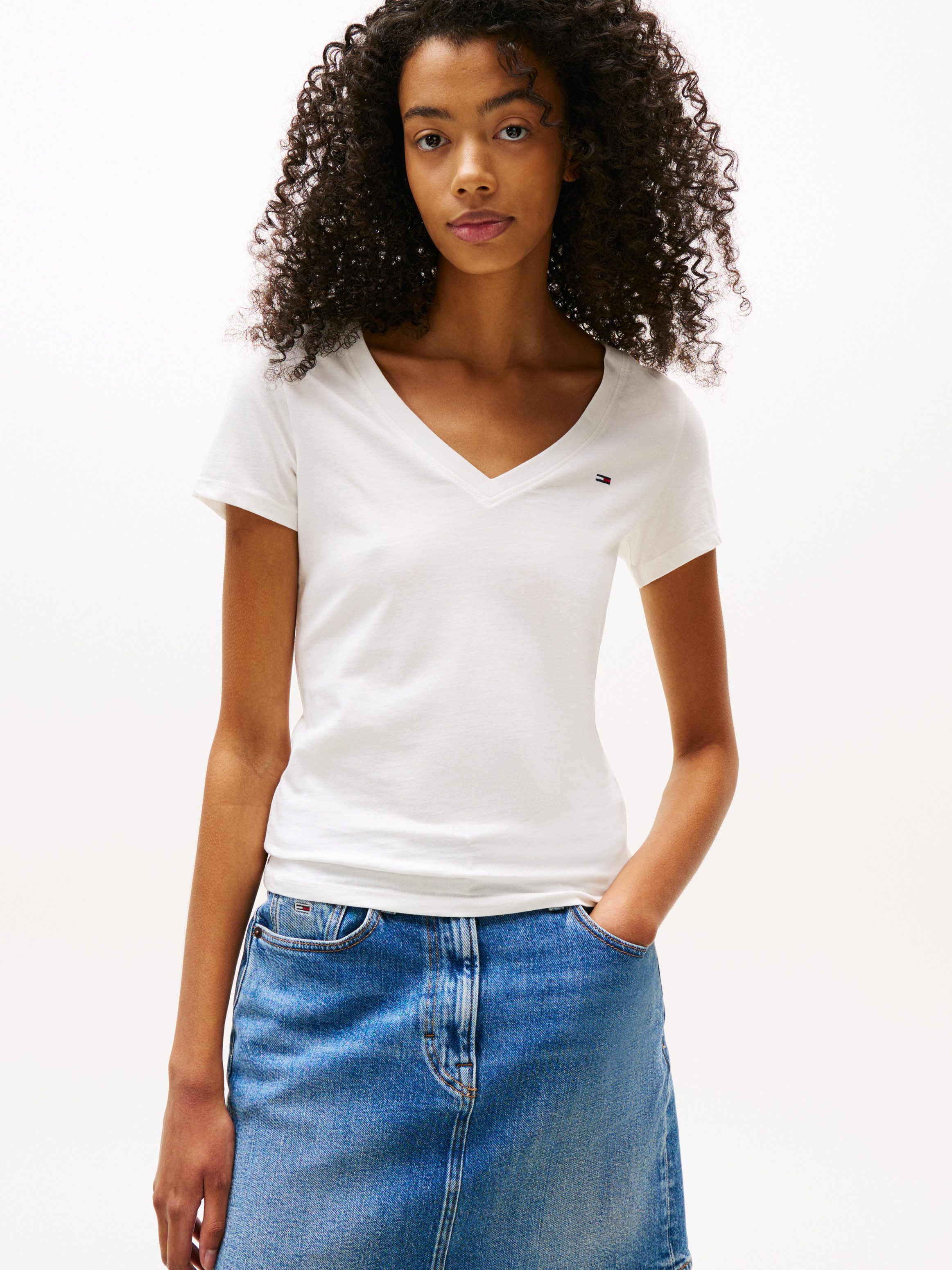 Tommy Jeans T-Shirt TJW 2PACK V-NECK günstig online kaufen