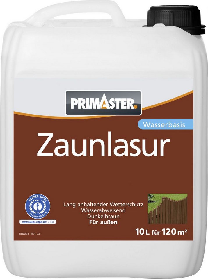 Thumbnail - Primaster Lasur Primaster Zaunlasur 10 L dunkelbraun
