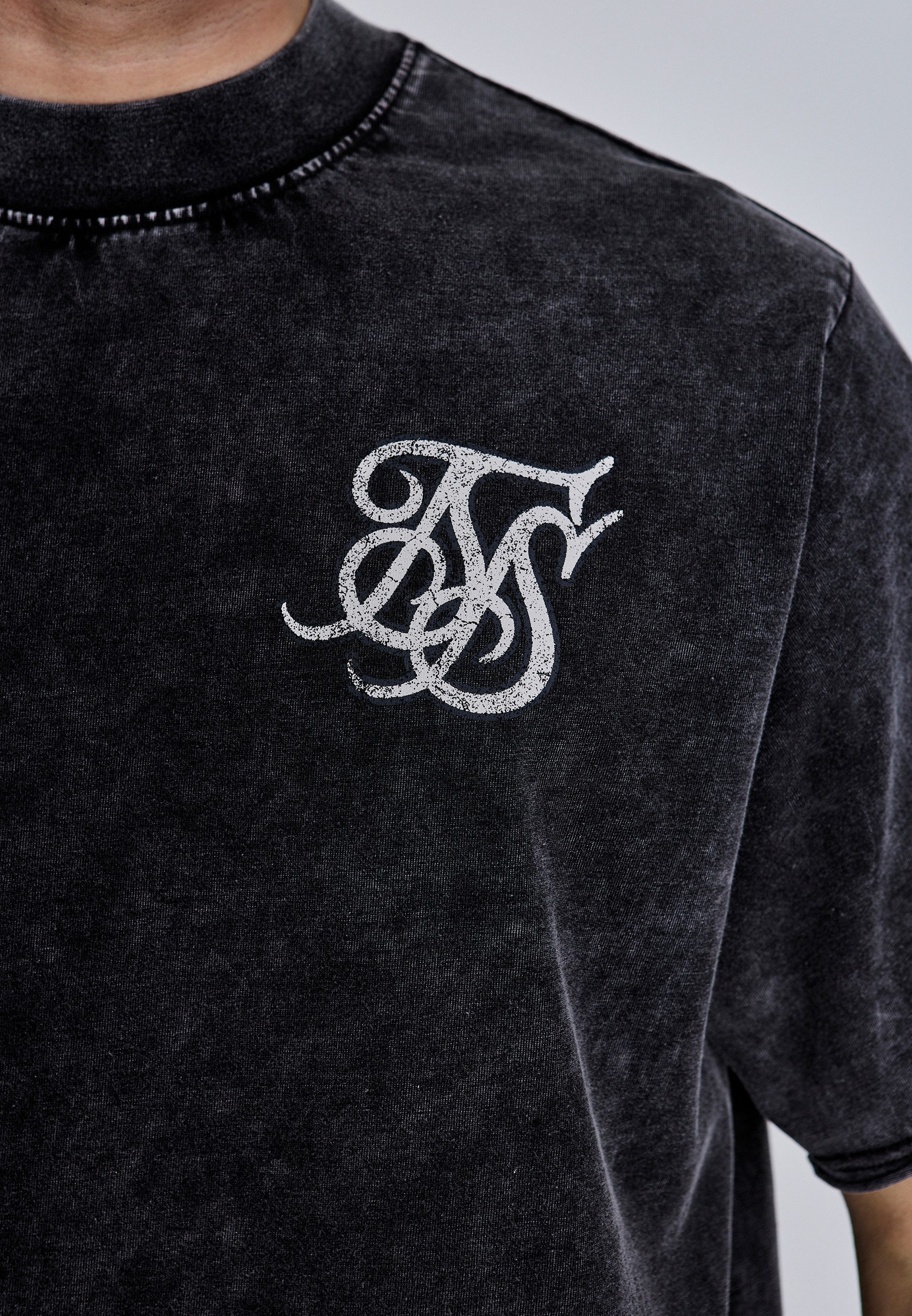 Siksilk T-Shirt SikSilk Herren Logo T-Shirt günstig online kaufen