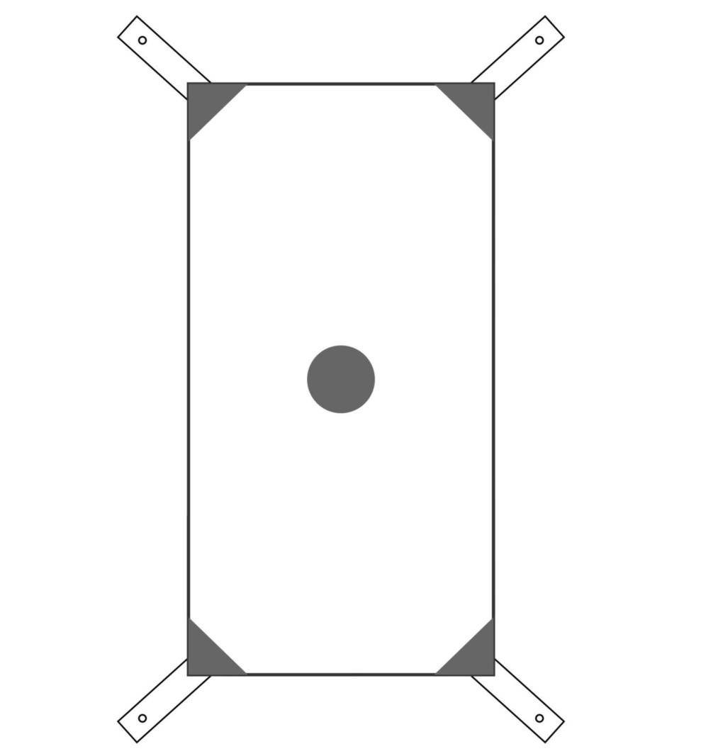 BAY-Sports Ударные подушки Wall Catcher Wand-Schlagpolster 68 x 34 groß