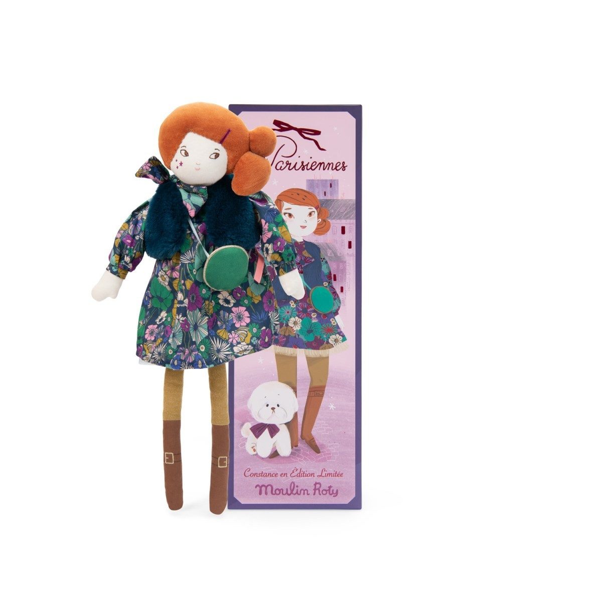 Moulin Roty Babypuppe Madame Constance weiche Puppe für Rollenspiel und Kuscheln (1-tlg), Puppe