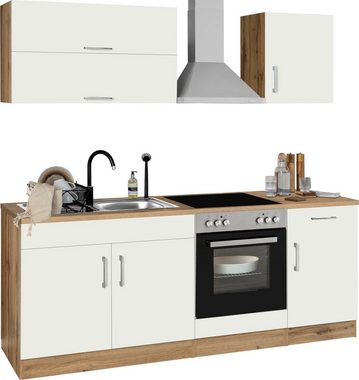 HELD MÖBEL Küchenzeile Colmar, ohne E-Geräte, Breite 210 cm