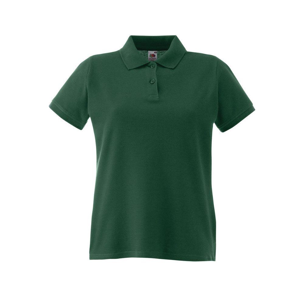 Fruit of the Loom Poloshirt Damen Polohemd Kurzarm Lady-Fit aus Baumwolle