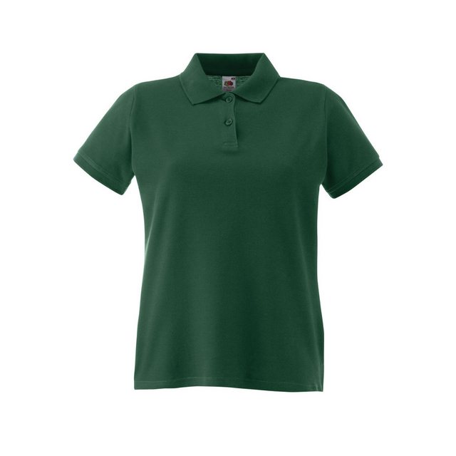 Fruit of the Loom Poloshirt Damen Polohemd Kurzarm Lady-Fit aus Baumwolle günstig online kaufen