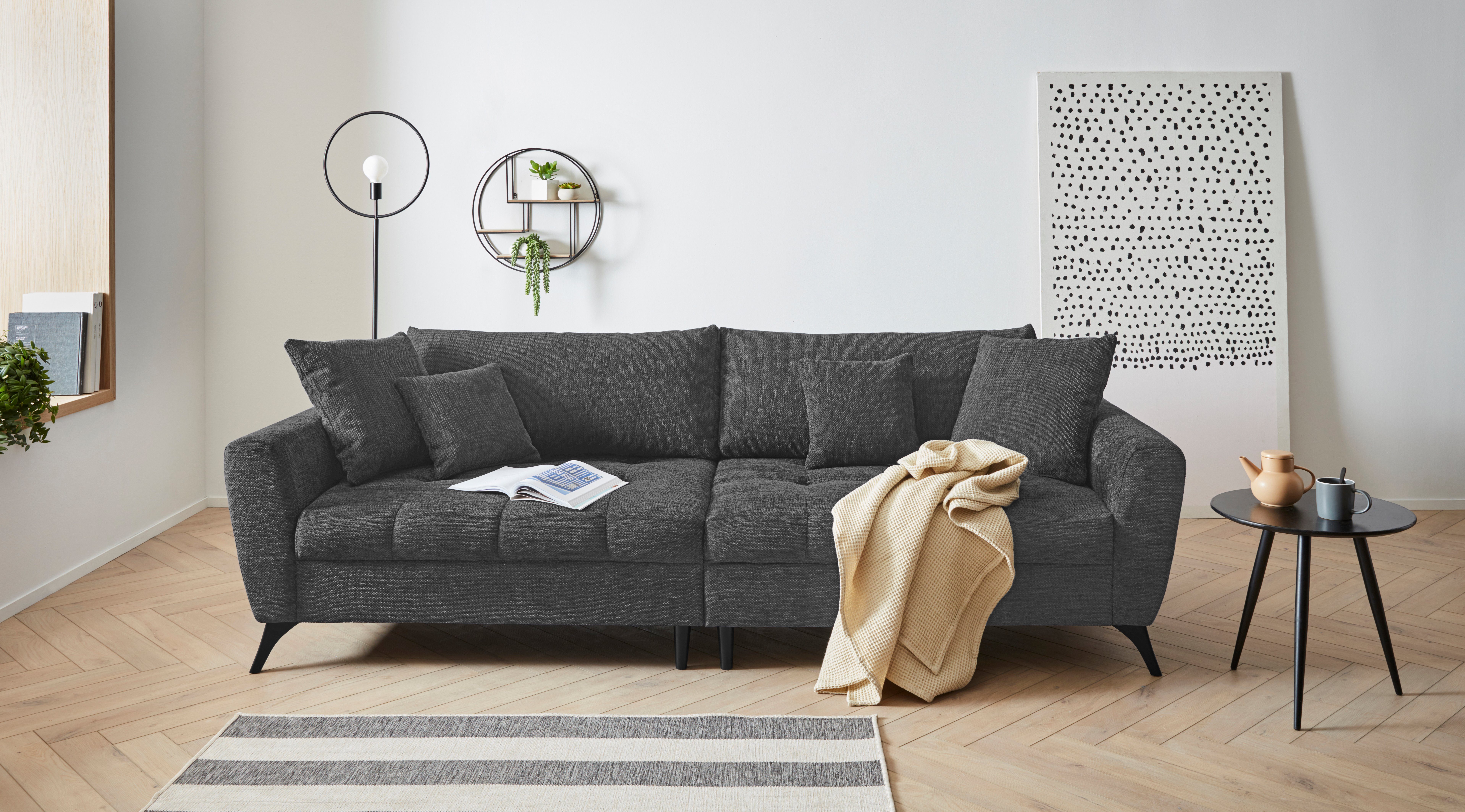 INOSIGN Big-Sofa Belastbarkeit Lörby, mit bis pro clean-Bezug Aqua Sitzplatz, 140kg auch