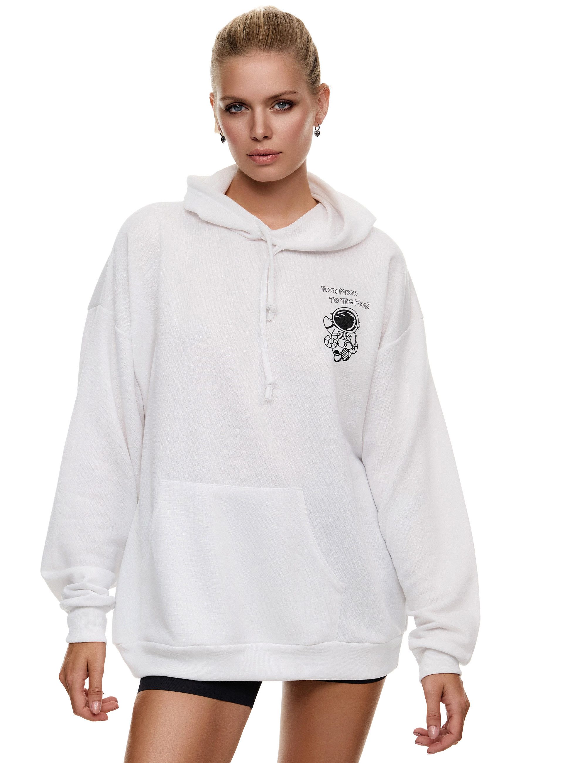 Worldclassca Hoodie Worldclassca Oversized Print Hoodie günstig online kaufen
