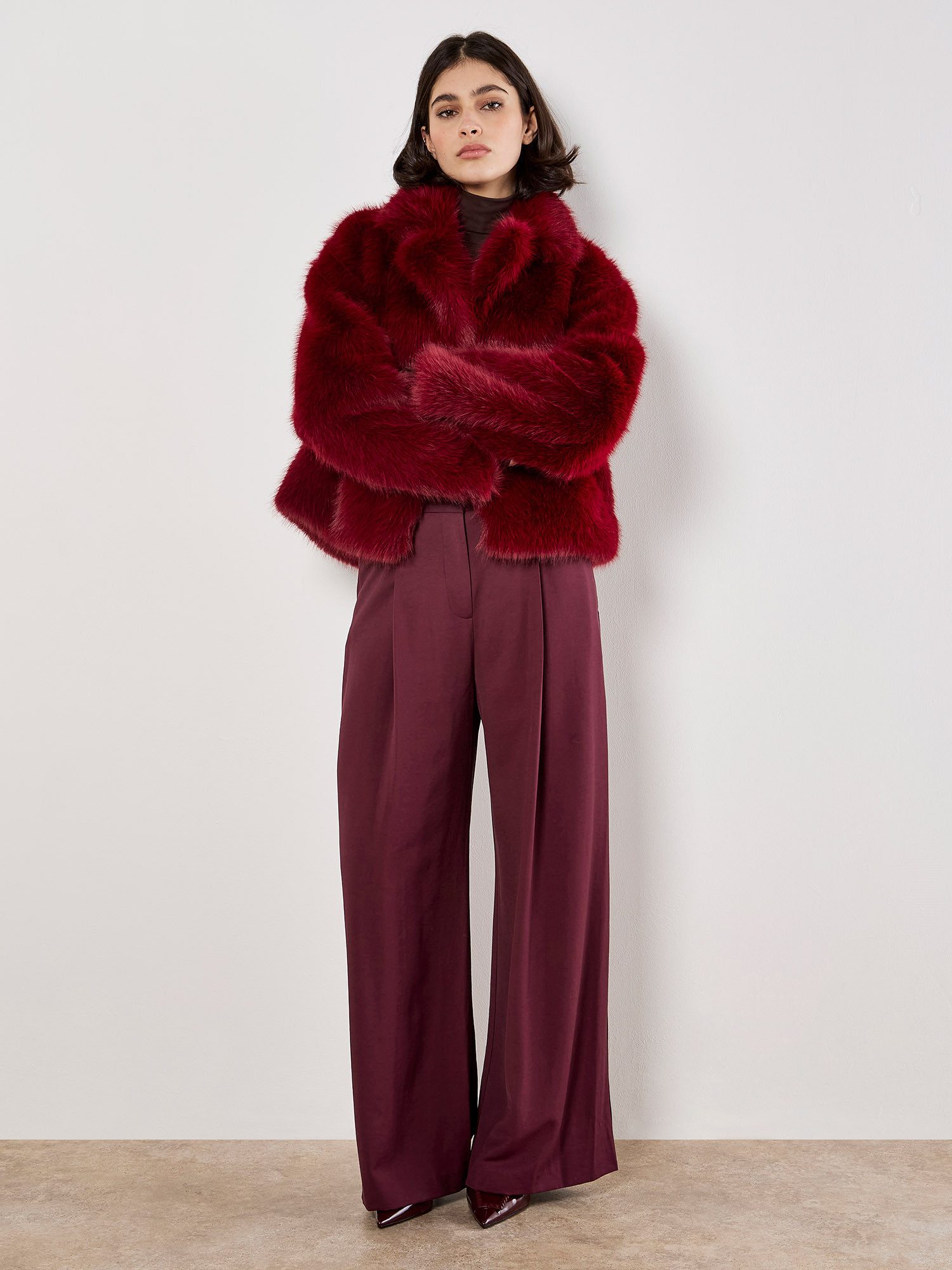 Apricot Fellimitatjacke Kurzjacke aus Kunstfell günstig online kaufen