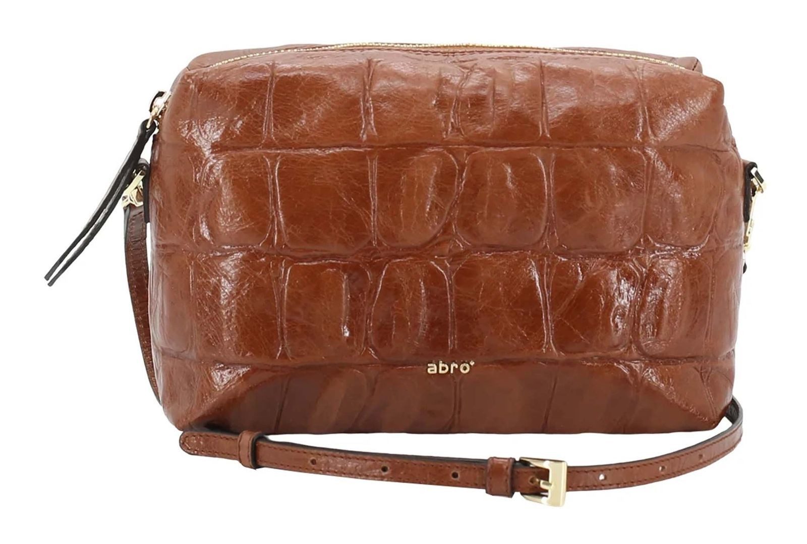 Abro Schultertasche Crossbody Bag Kaia, aus echtem Rindsleder