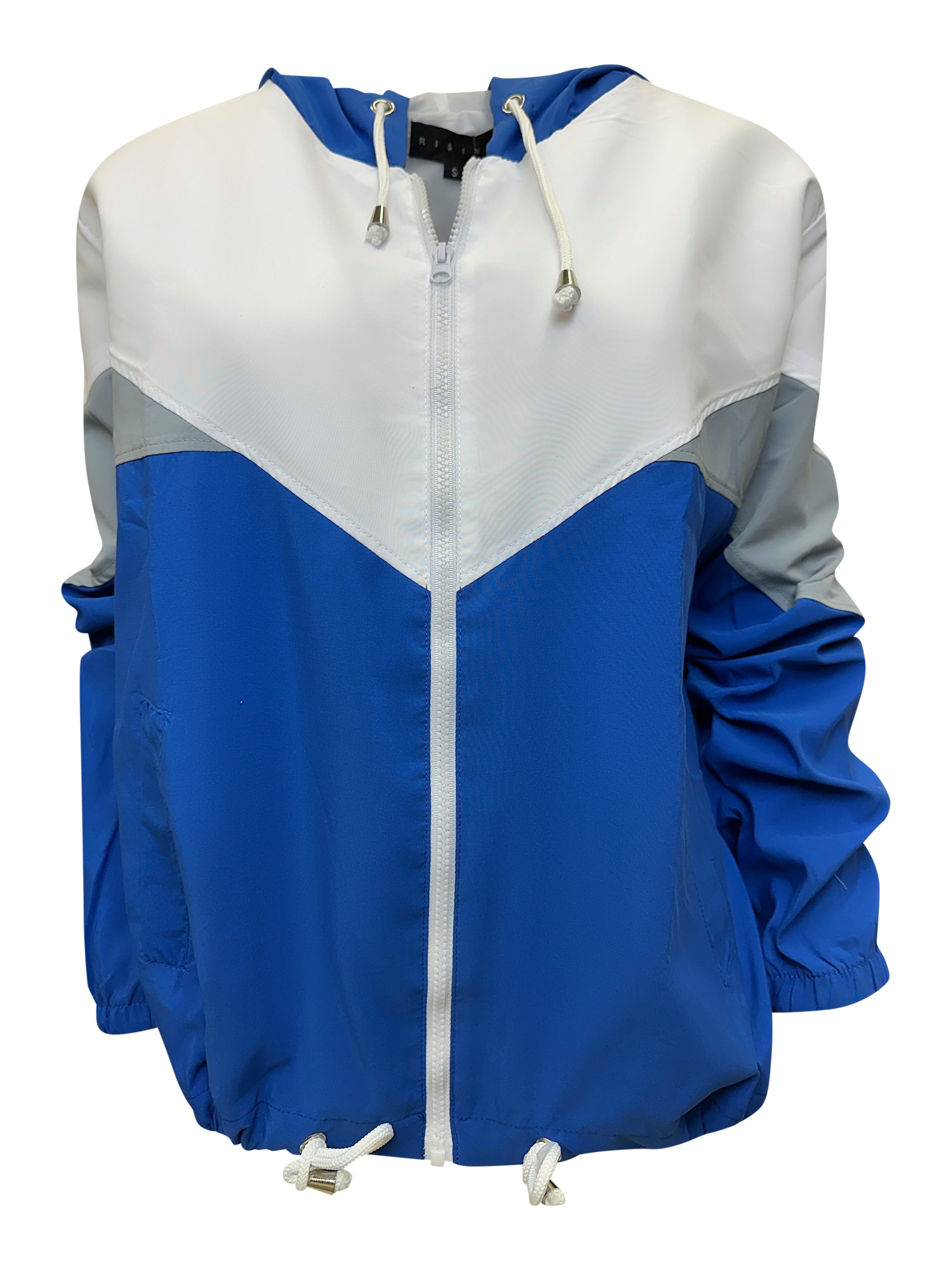 Worldclassca Windbreaker Worldclassca Damen Windbreaker Festival Jacke 90s Blouson Regen Kapuzenjacke Sport Hoodie Übergangsjacke Wasserabweisend XS-XL – Bild 2 von 2