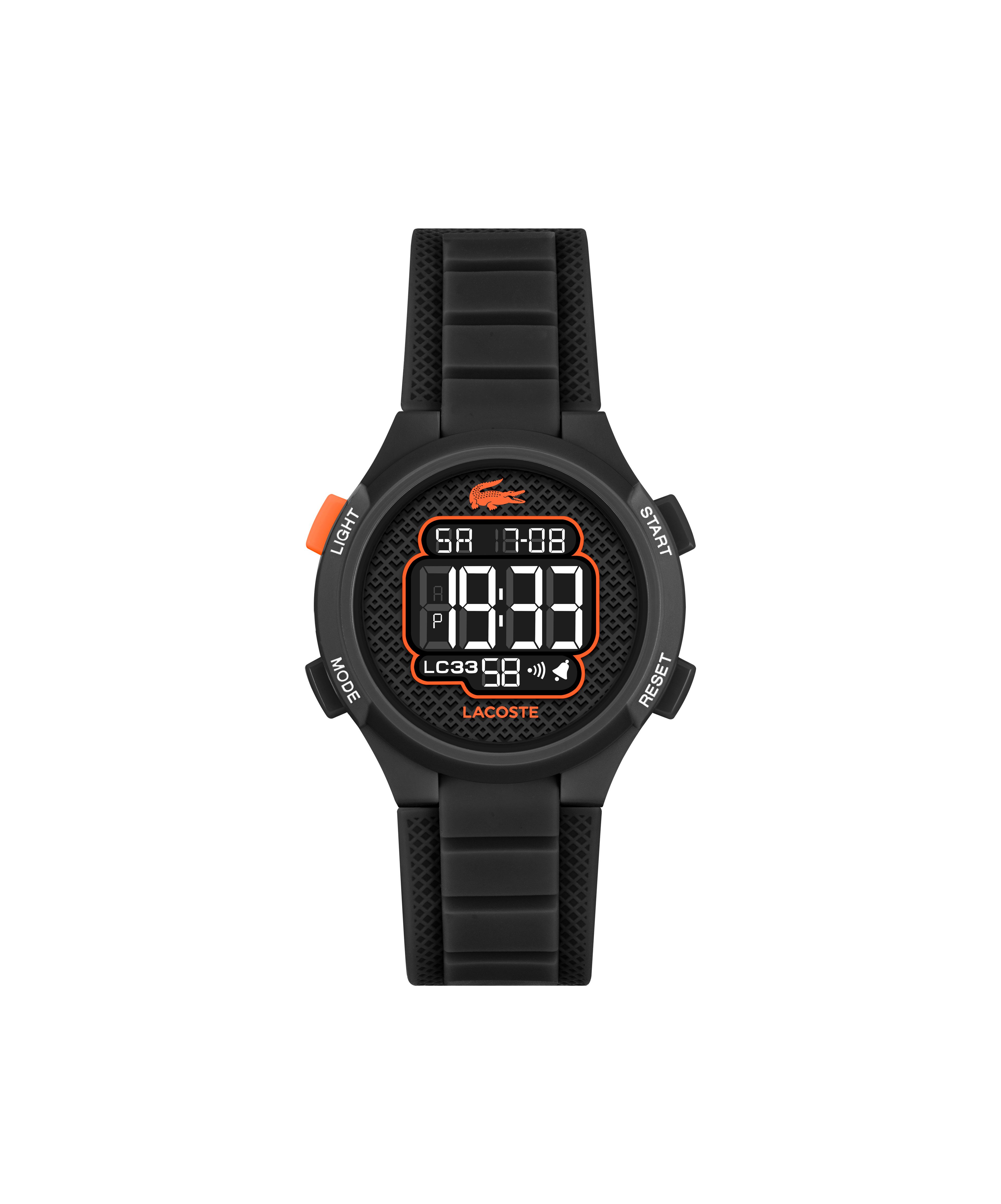 Lacoste Chronograph LC33 Kids 2030072, Quarzuhr, Armbanduhr, Silikonarmband, analog, digital