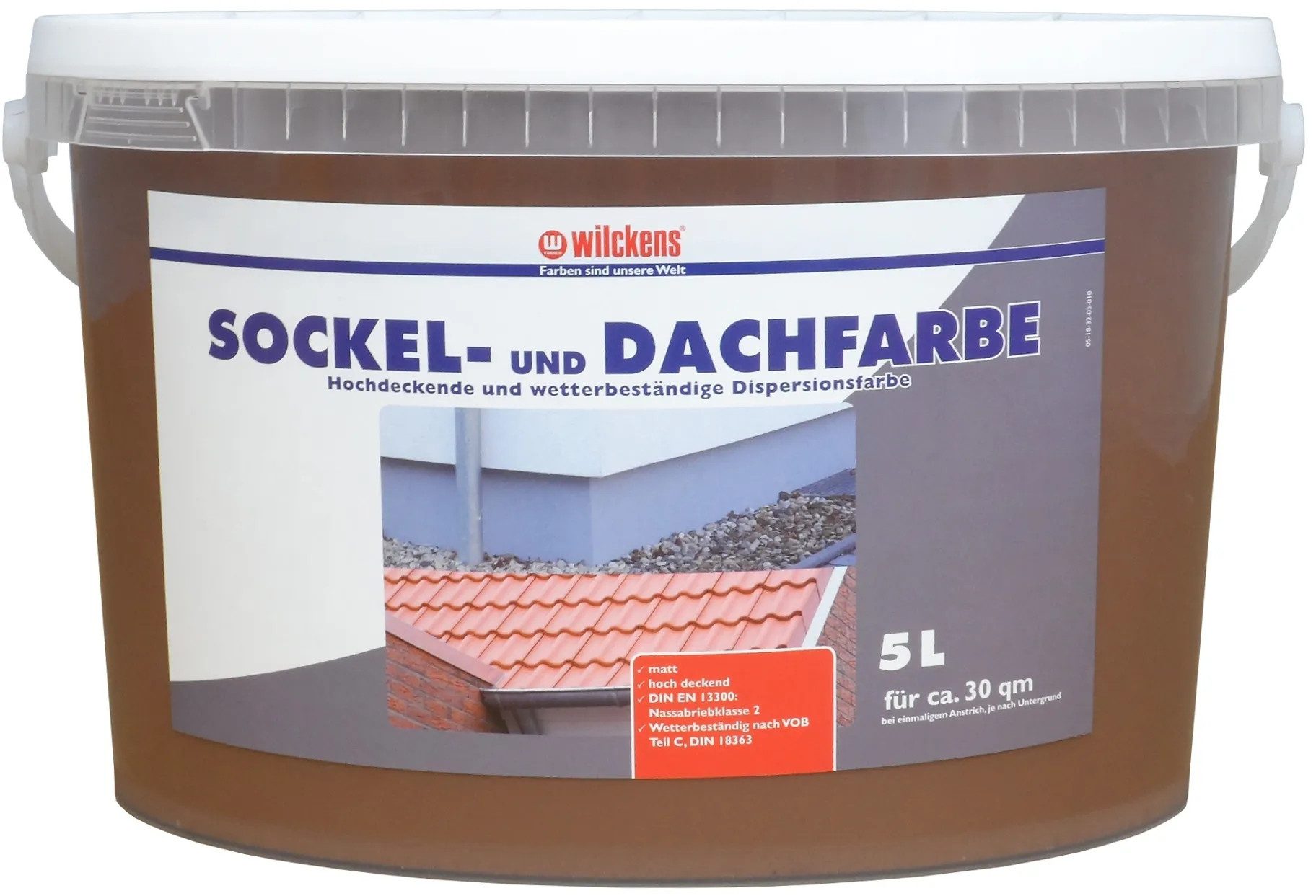 Wilckens Farben Fassadenfarbe Wilckens Sockel- und Dachfarbe