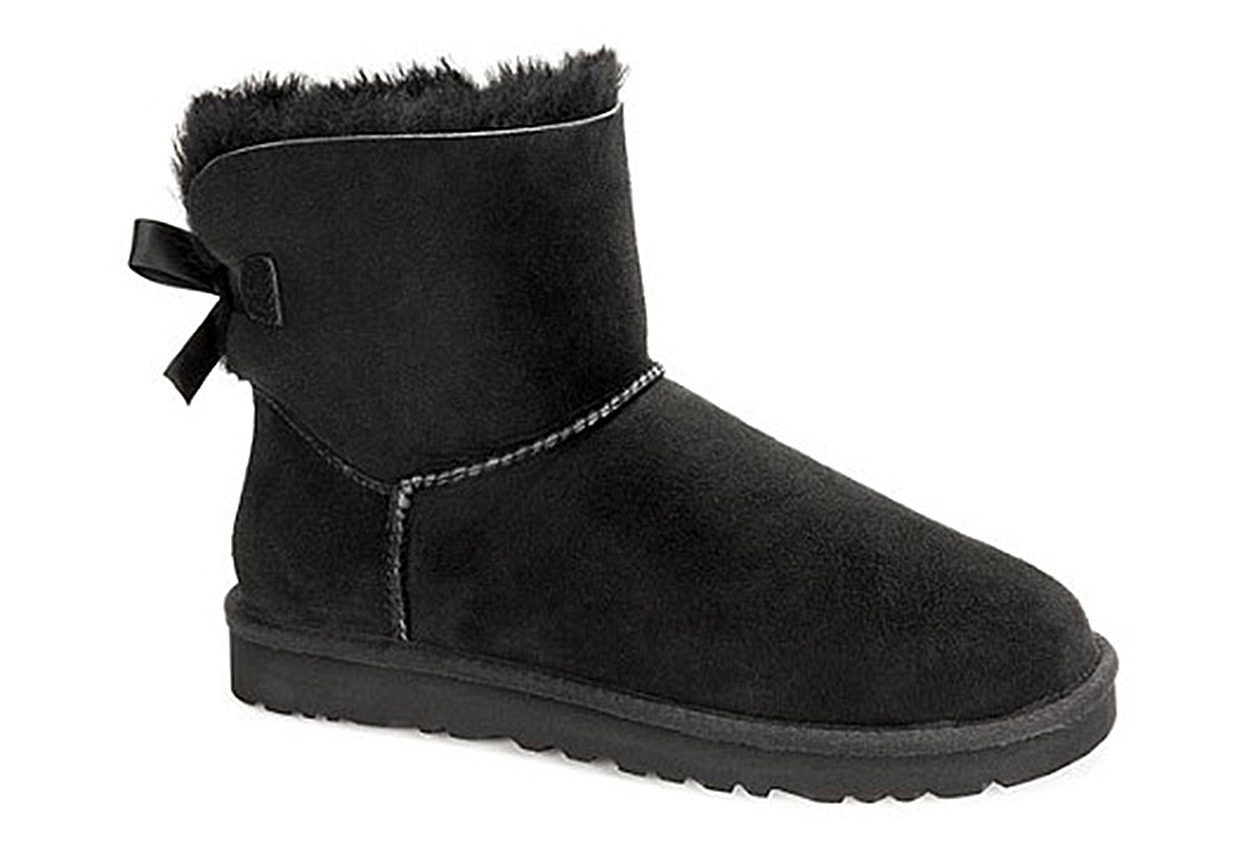 UGG Mini Bailey Bow 2 Schlupfboots Schlupfboots, Winterstiefel, Snowboots mit dekorativer Schleife