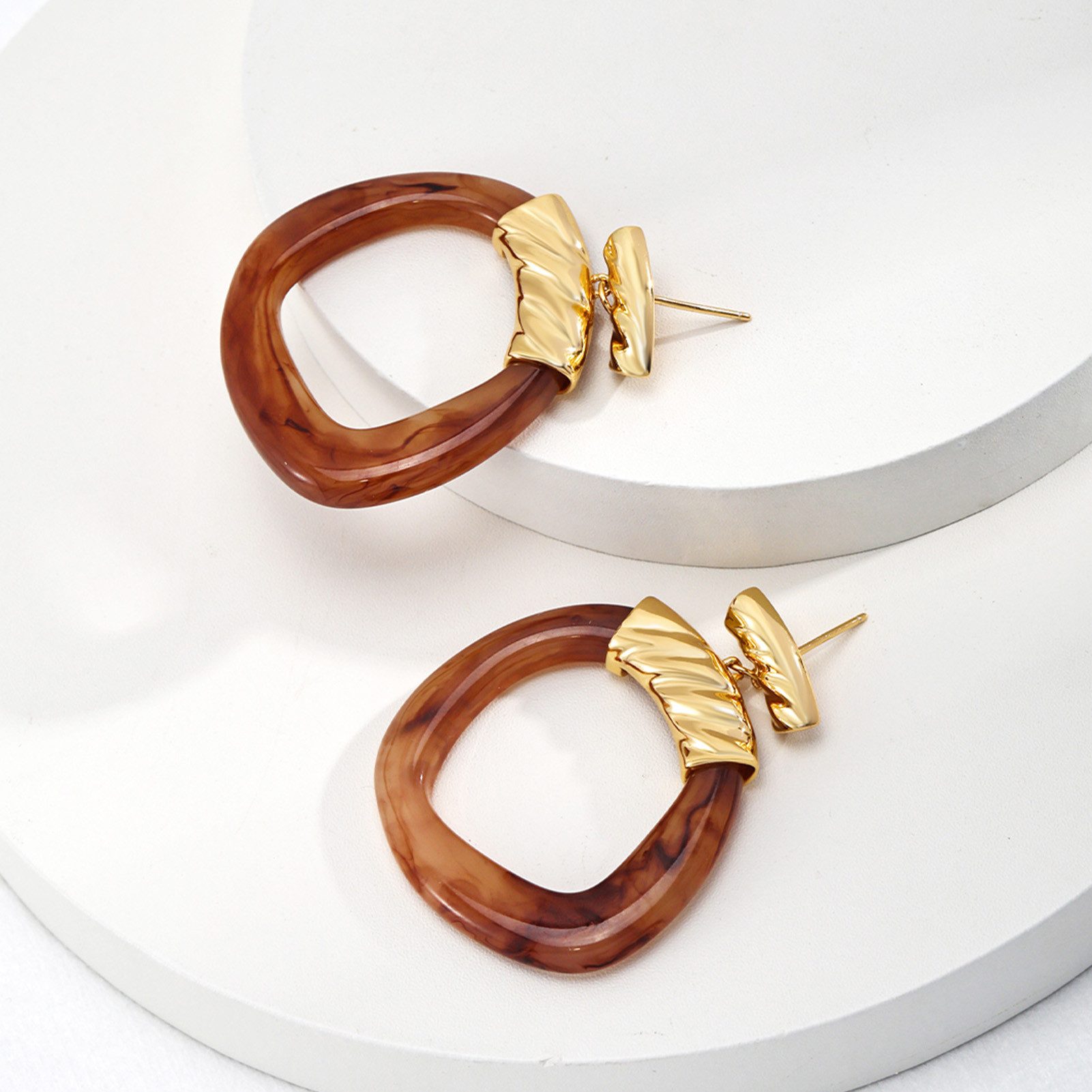 Jumpeak Paar Ohrhänger ohrringe silber 925,boho ohrringe,bernstein ohrringe,edelsteinohrringe, 18kohrringe vergoldet,damen geschenk,geschenkfürfrau,geschenkschwester