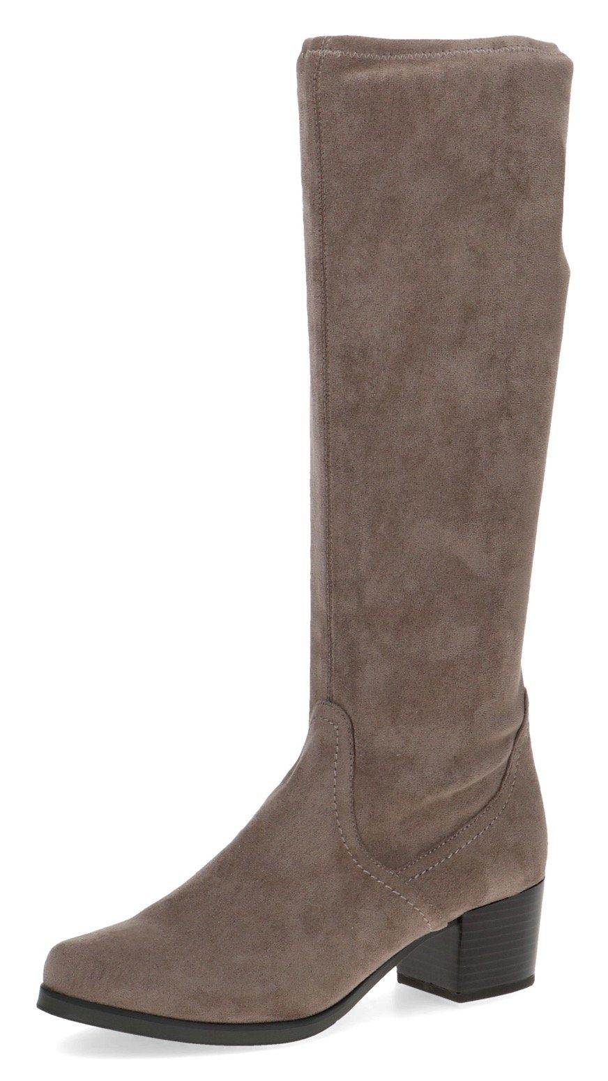 Caprice Сапоги, Blockabsatz, Schlupfstiefel mit Stretch-XS-Schaft in schmaler Form