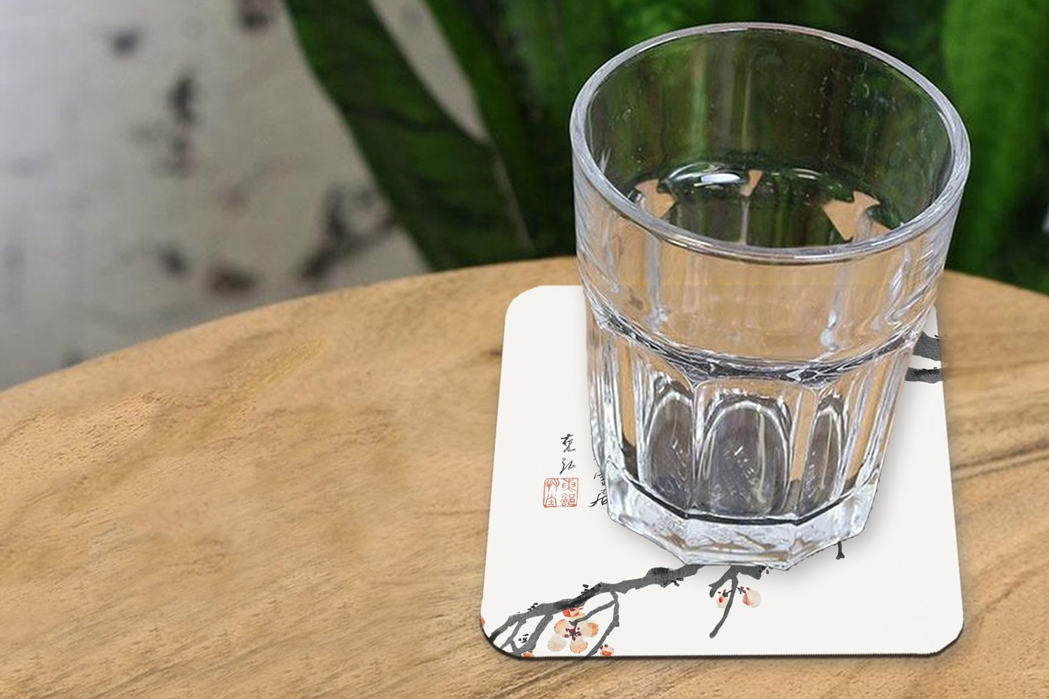 Tasse Gläser, - Japan - MuchoWow Untersetzer, Glasuntersetzer, 6-tlg., Zweig Sakura Korkuntersetzer, Zubehör für Tischuntersetzer, Glasuntersetzer - Frühling,