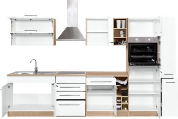 HELD MÖBEL Küchenzeile Eton, mit E-Geräten, Breite 330 cm