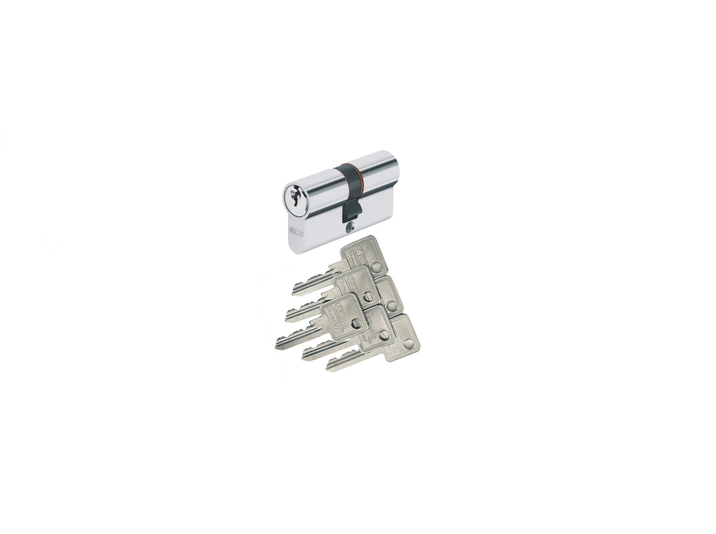 ABUS Profilzylinder Abus C73 C73N Doppelzylinder versch. Längen mit 6- 10 Schlüssel, Verschiedenschließend mit N+G