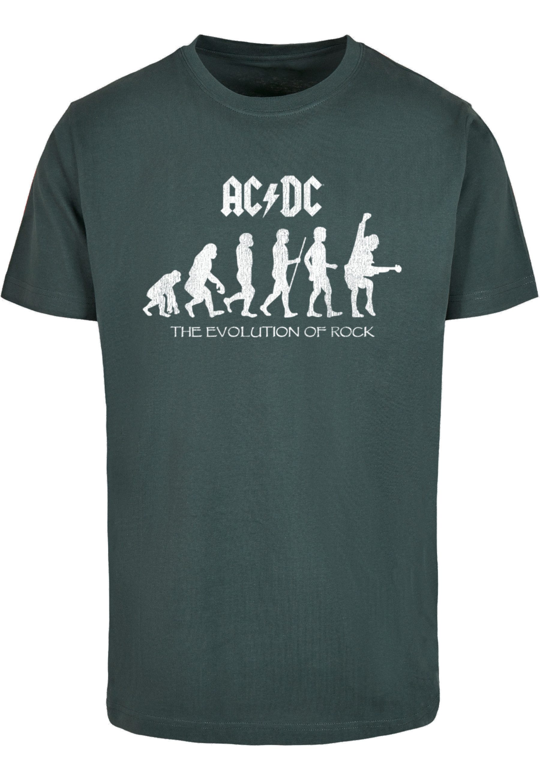 Merchcode T-Shirt Merchcode Herren ACDC - Evolution Of Rock T-Shirt (1-tlg)