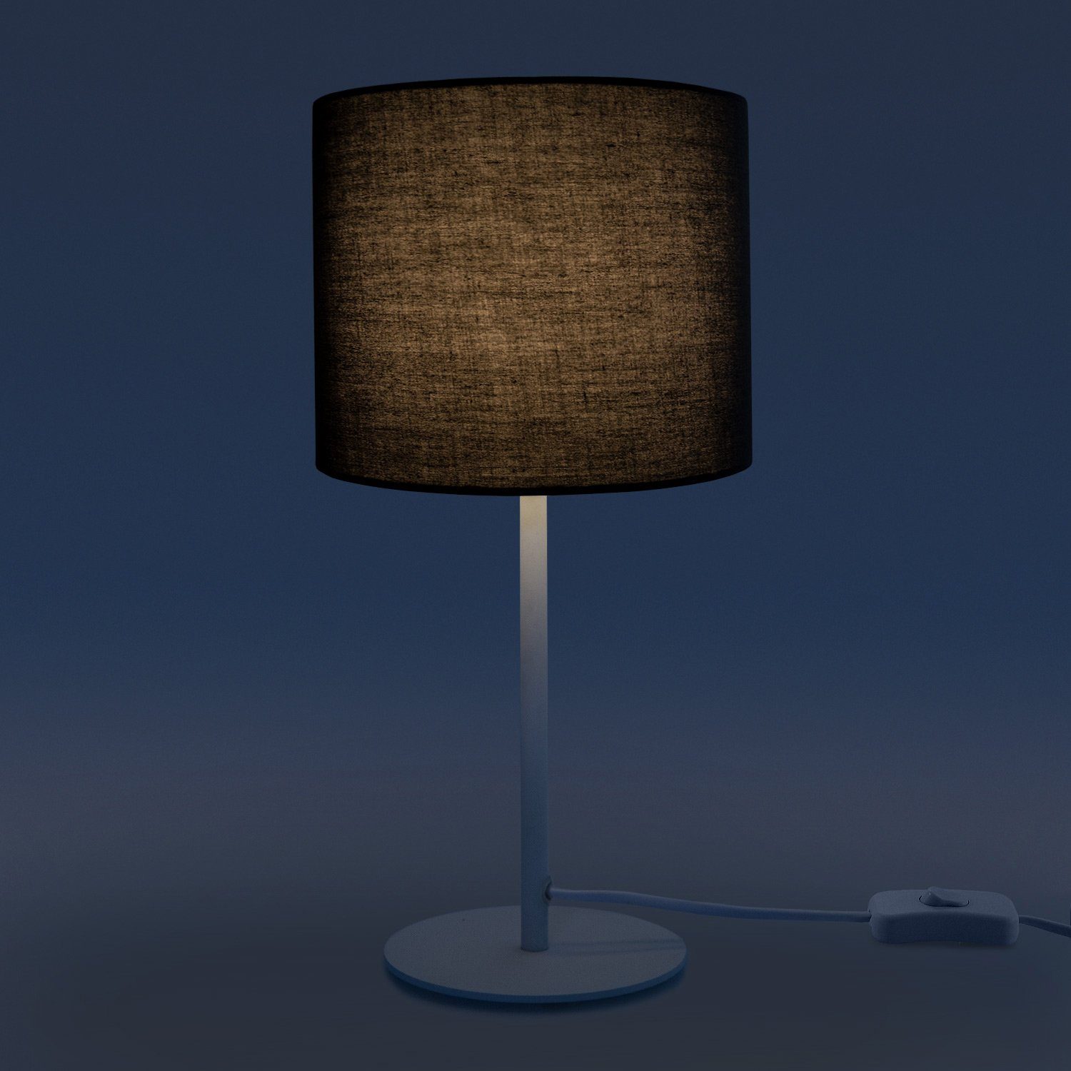 Home Paco Lampe, E14 LED Unifarben, Und Schlafzimmer, Color, Uni Wohnzimmer Leuchtmittel, Deko Tischleuchte Für ohne